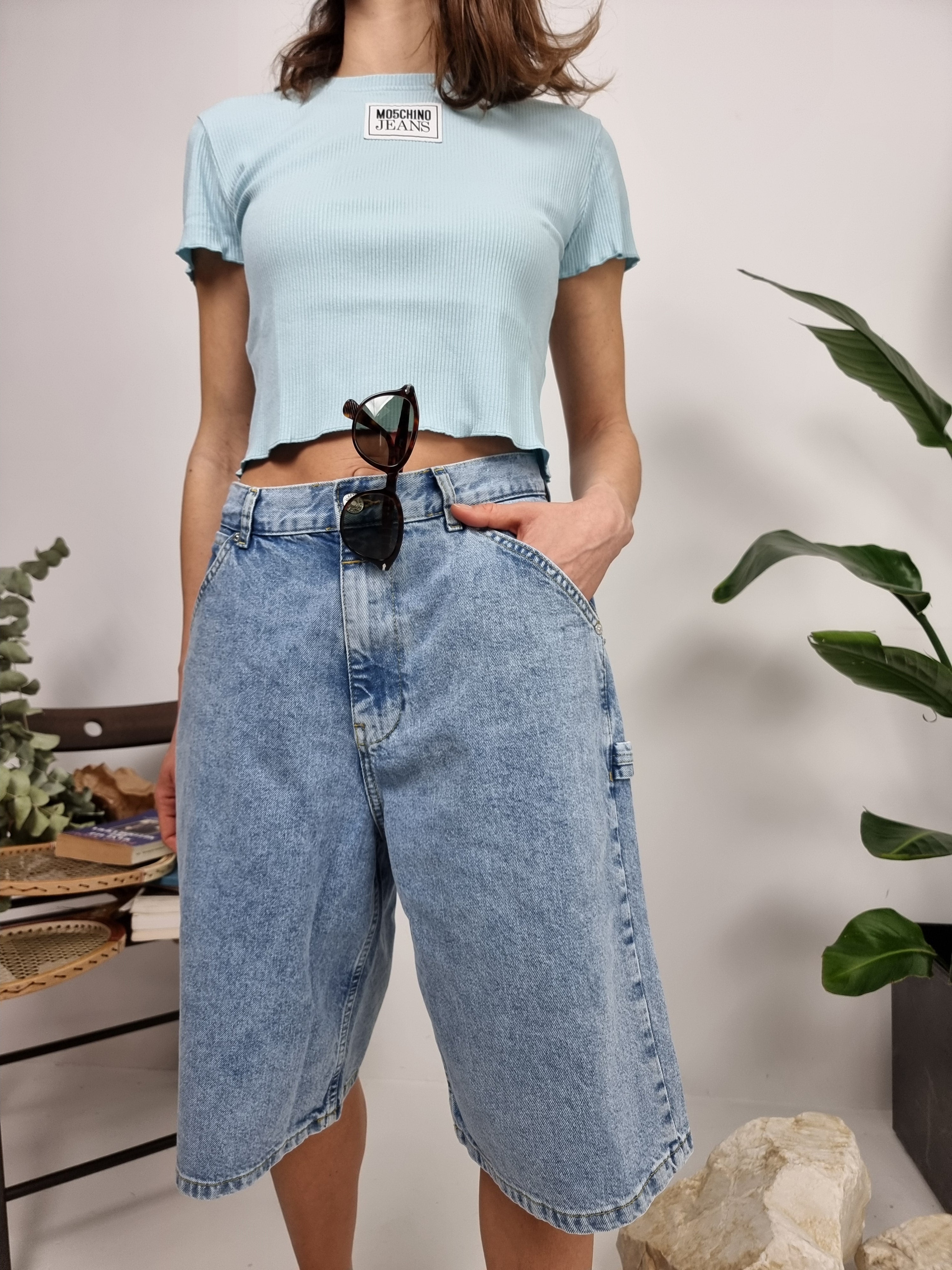 Moschino Jeans – Short denim riciclato