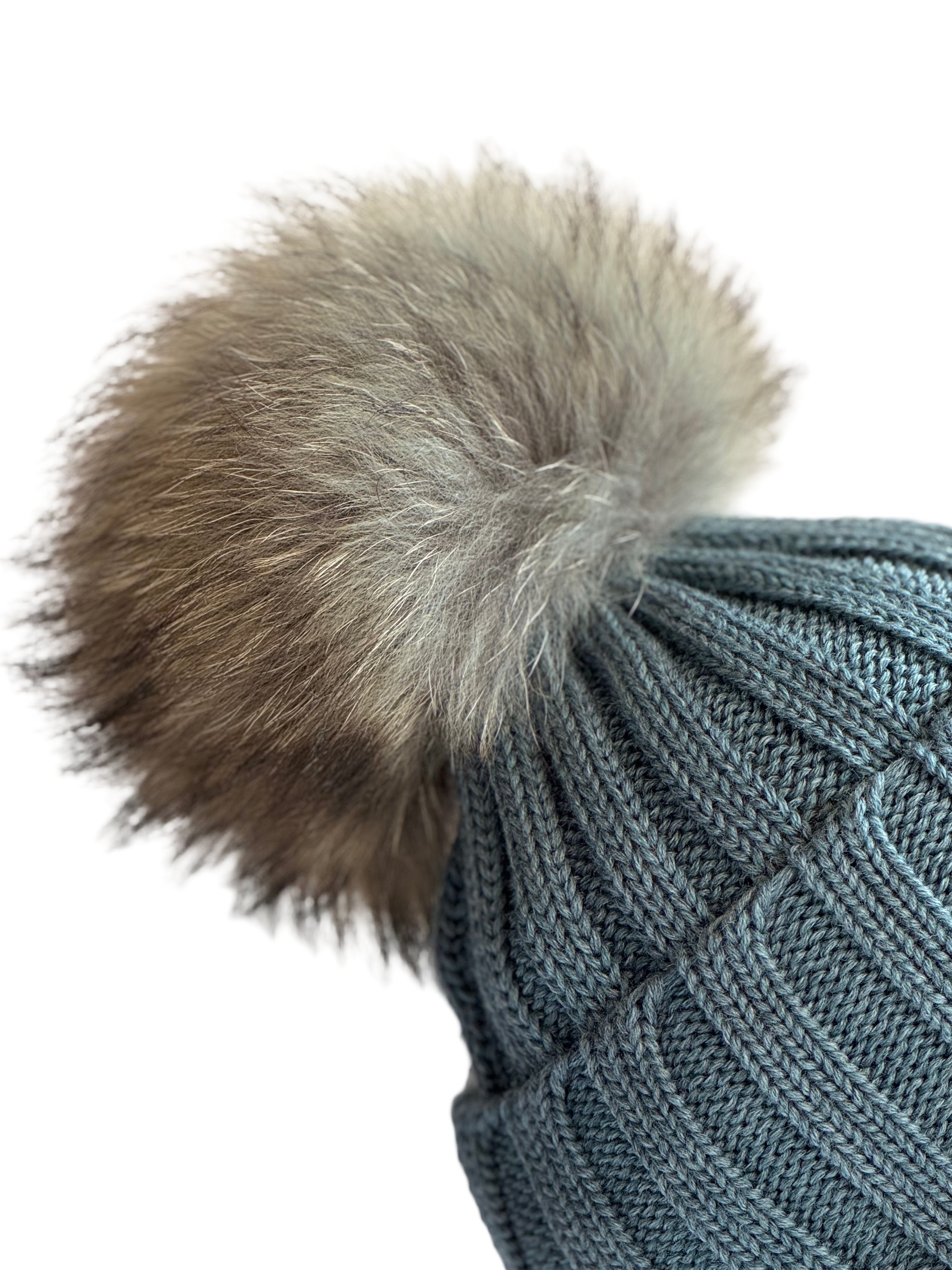 Cappello con pompon carta da zucchero