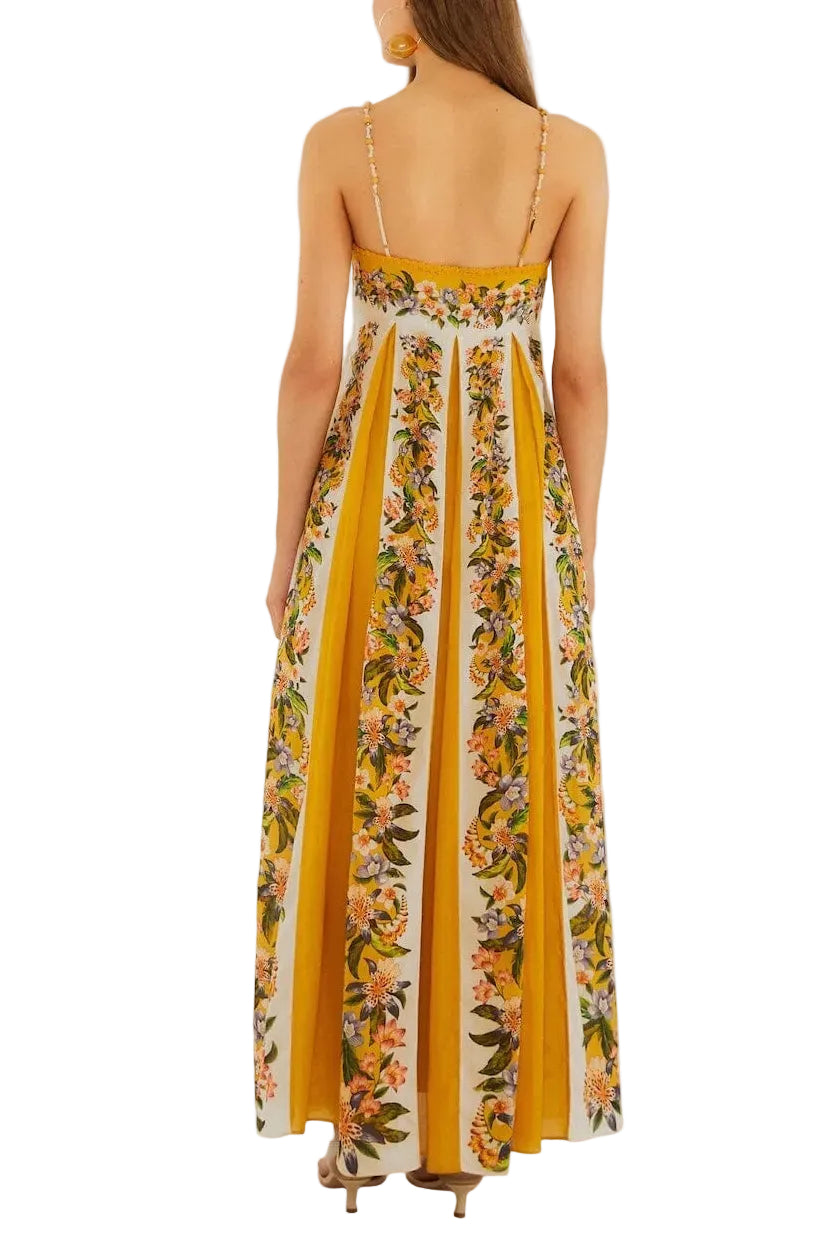 Farm Rio - Maxi abito Sand Hilo Stripes