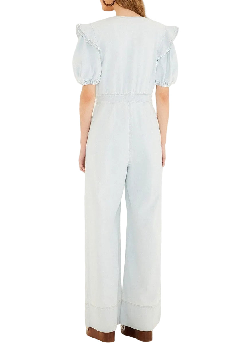 Farm Rio - Jumpsuit jeans chiaro