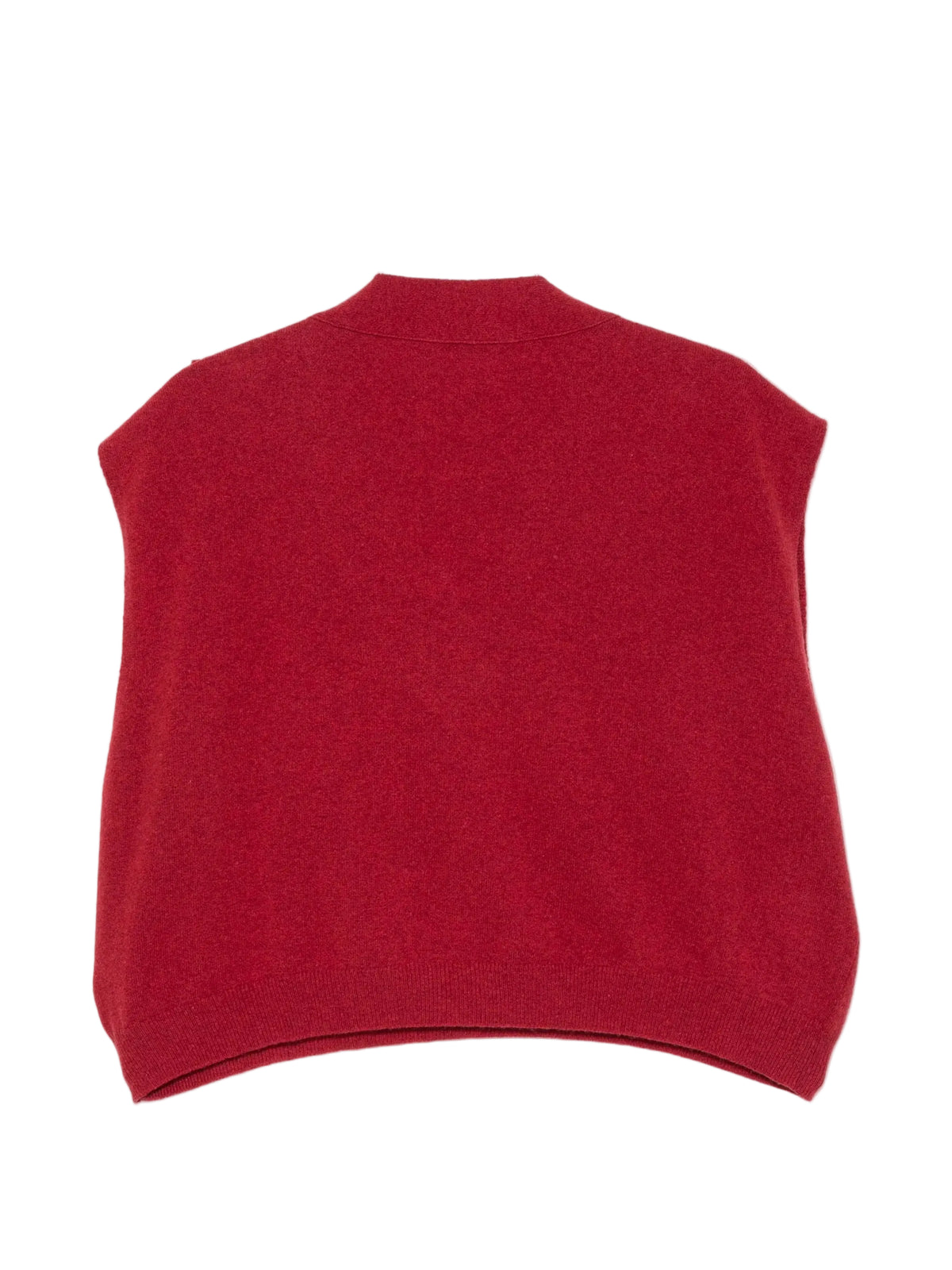 Alberta Ferretti - Top in maglia rosso