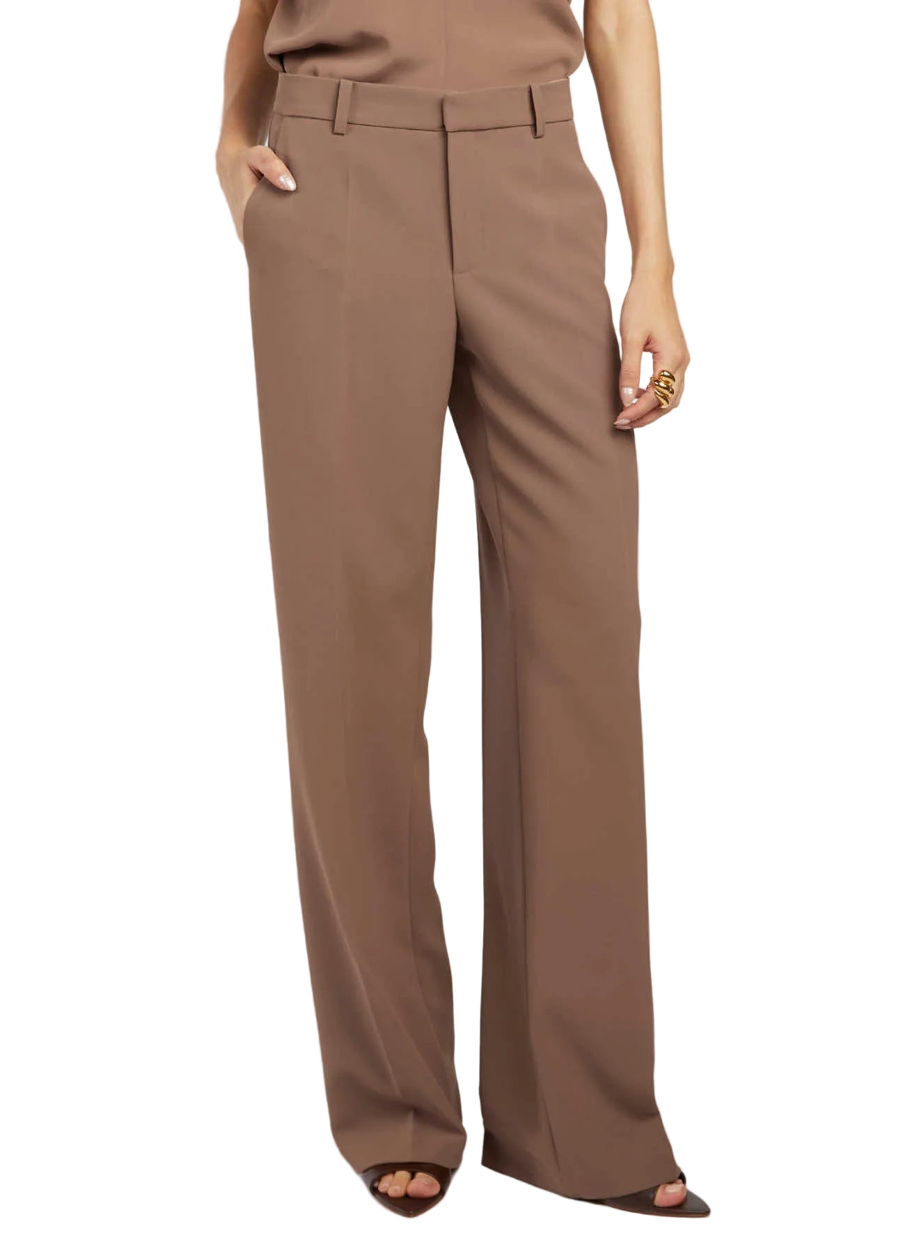 Federica Tosi - Pantalone in cady nocciola