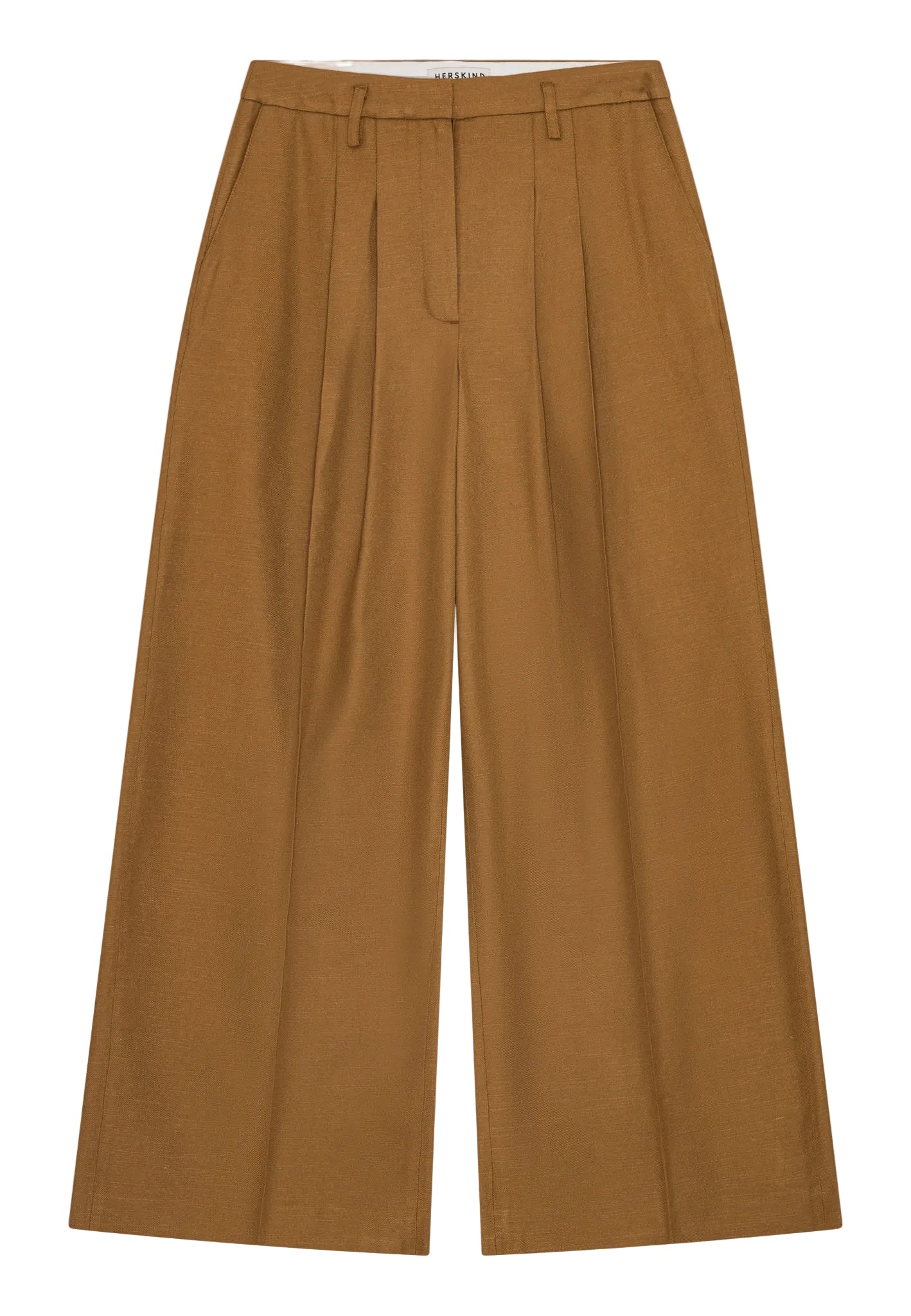 Herskind - Pantalone caramello "Lotus"