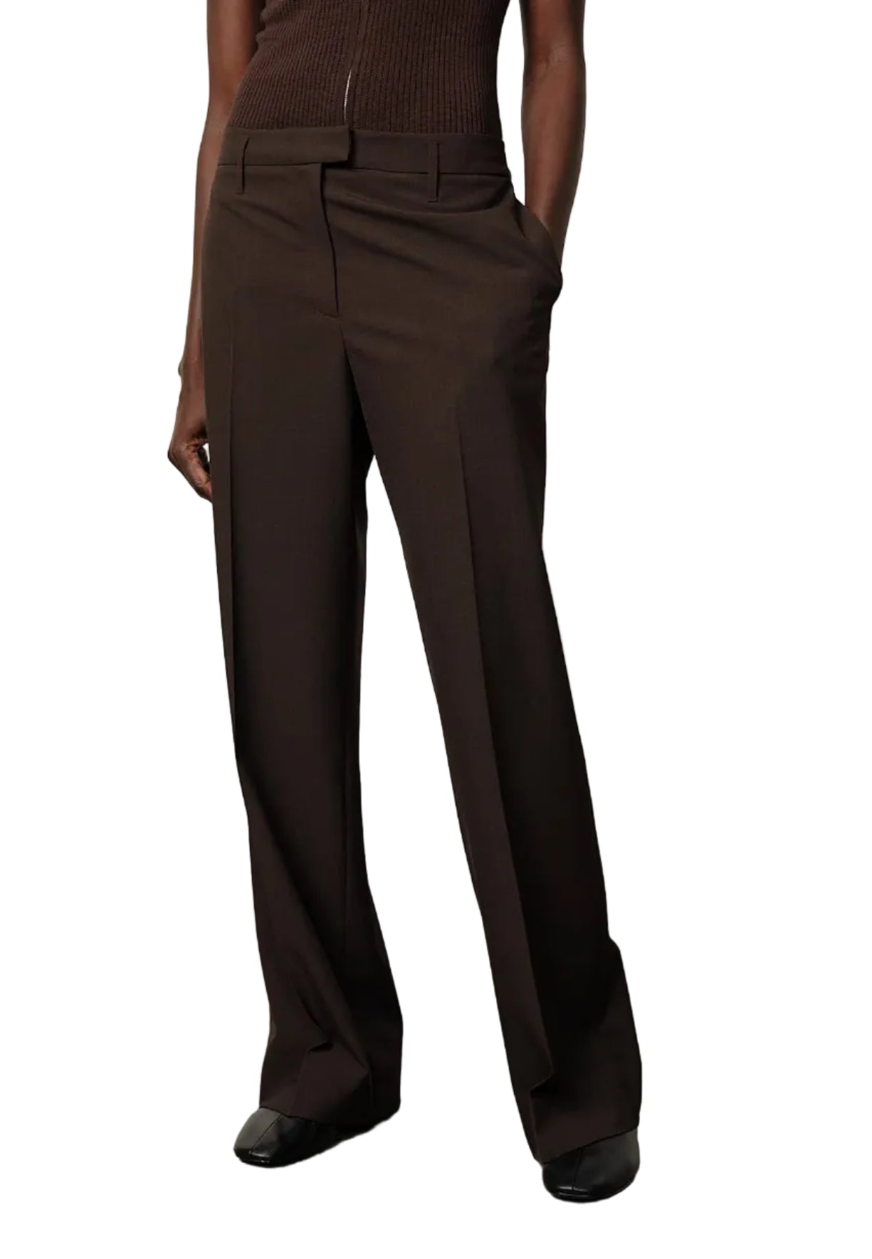Herskind - Pantalone coffee brown "Ivano"