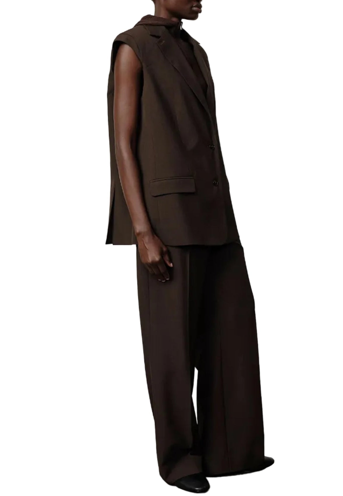 Herskind - Pantalone coffee brown "Ivano"