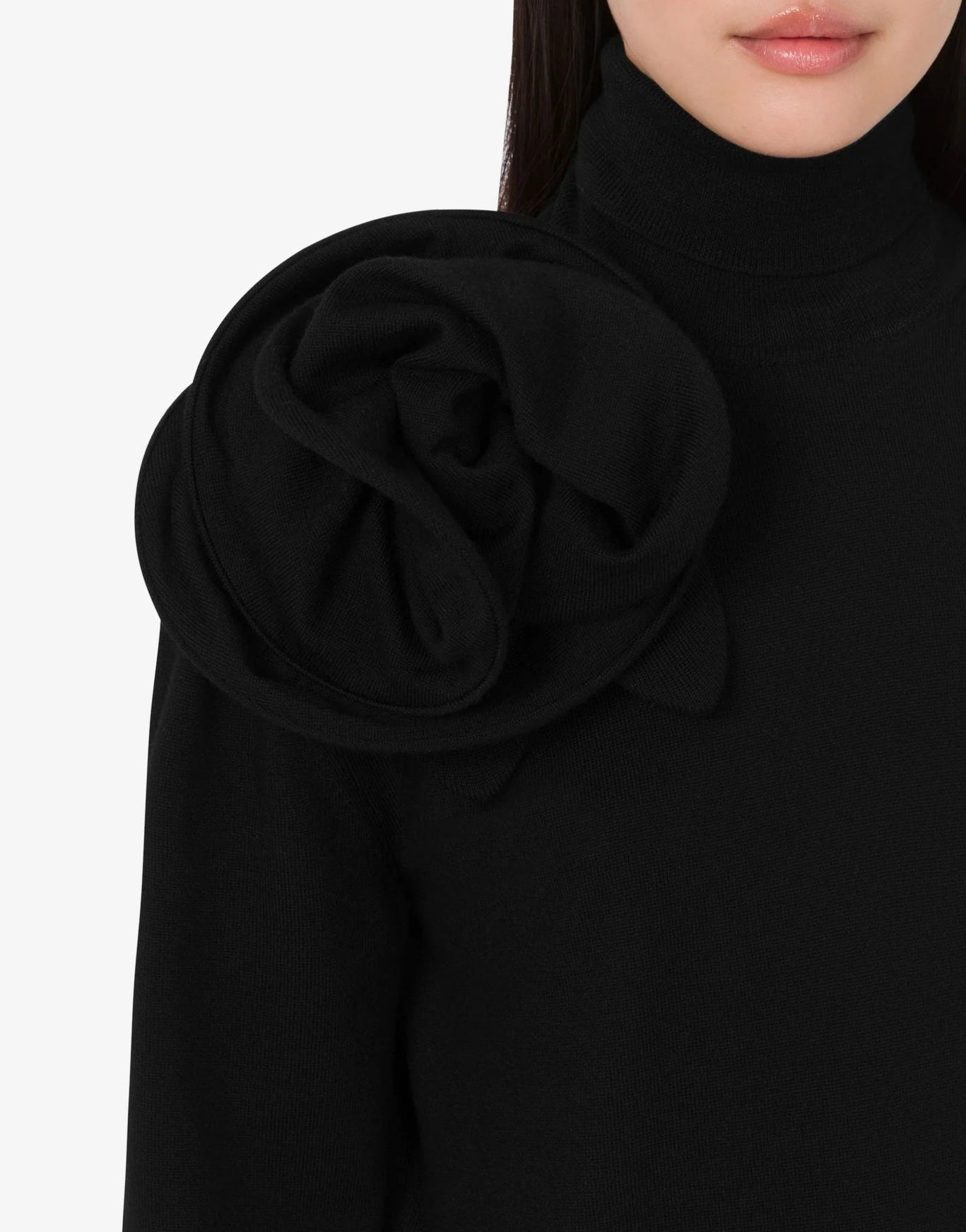 Moschino - Maglia nera lana merino