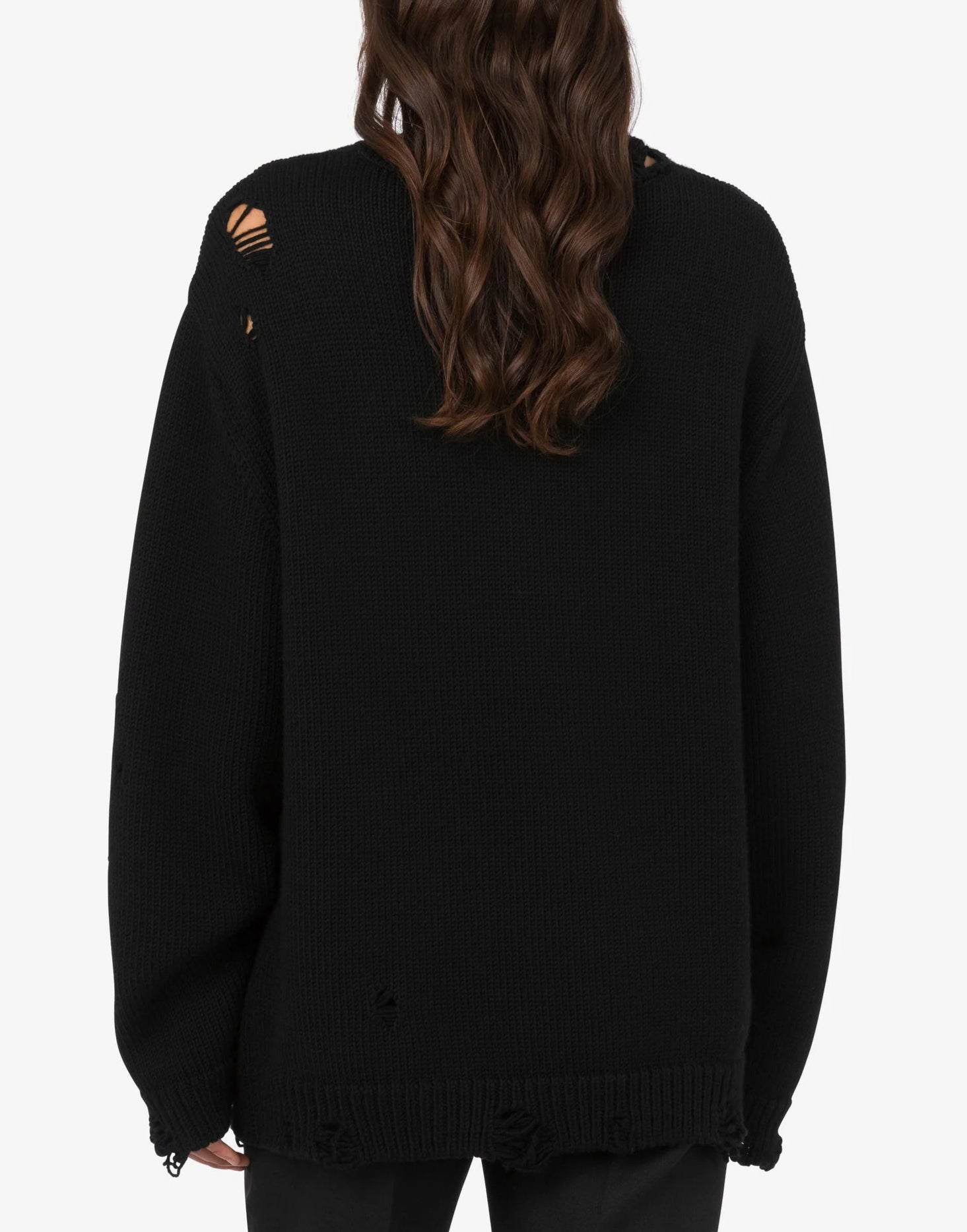 Moschino - Maglia di lana intagliata