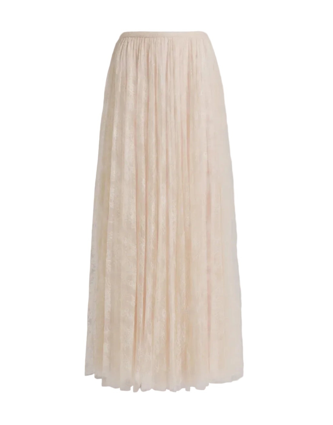 Alberta Ferretti - Gonna in pizzo avorio