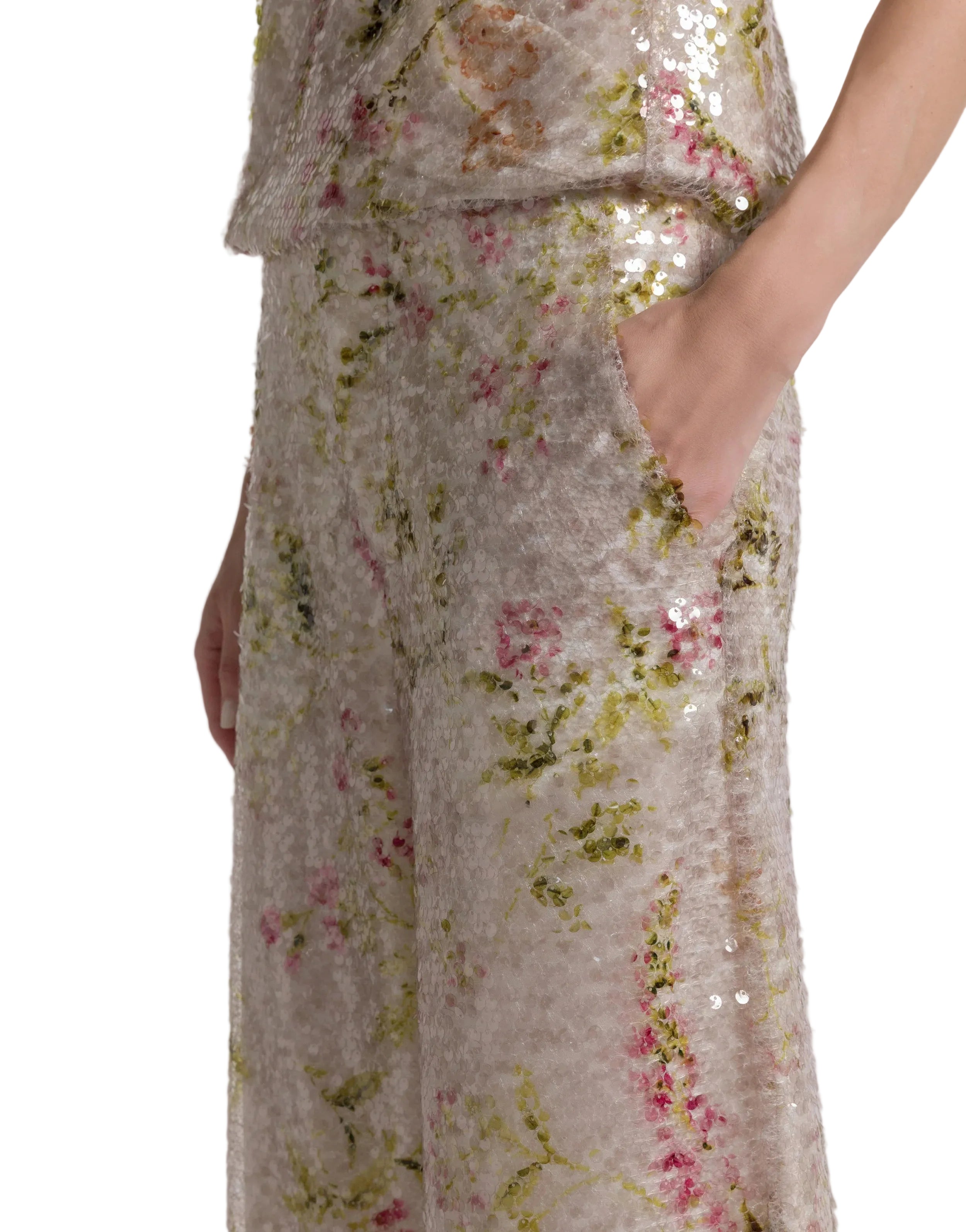 Alberta Ferretti - Pantalone paillettes
