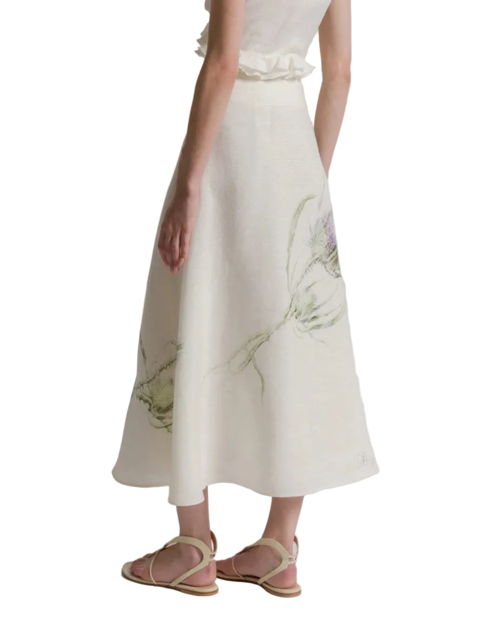 Alberta Ferretti - Gonna lunga in lino