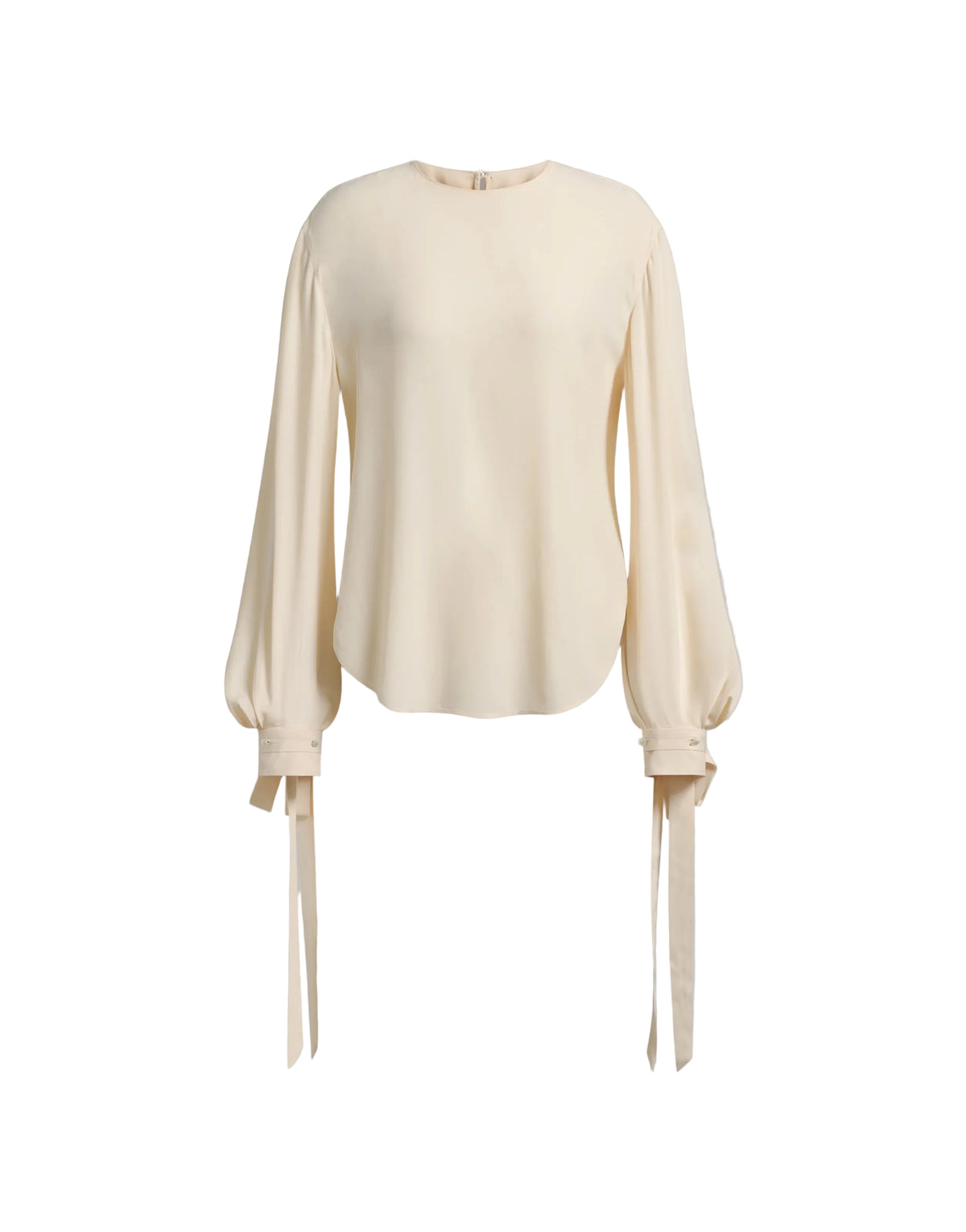 Alberta Ferretti - Camicia crepe de chine vaniglia