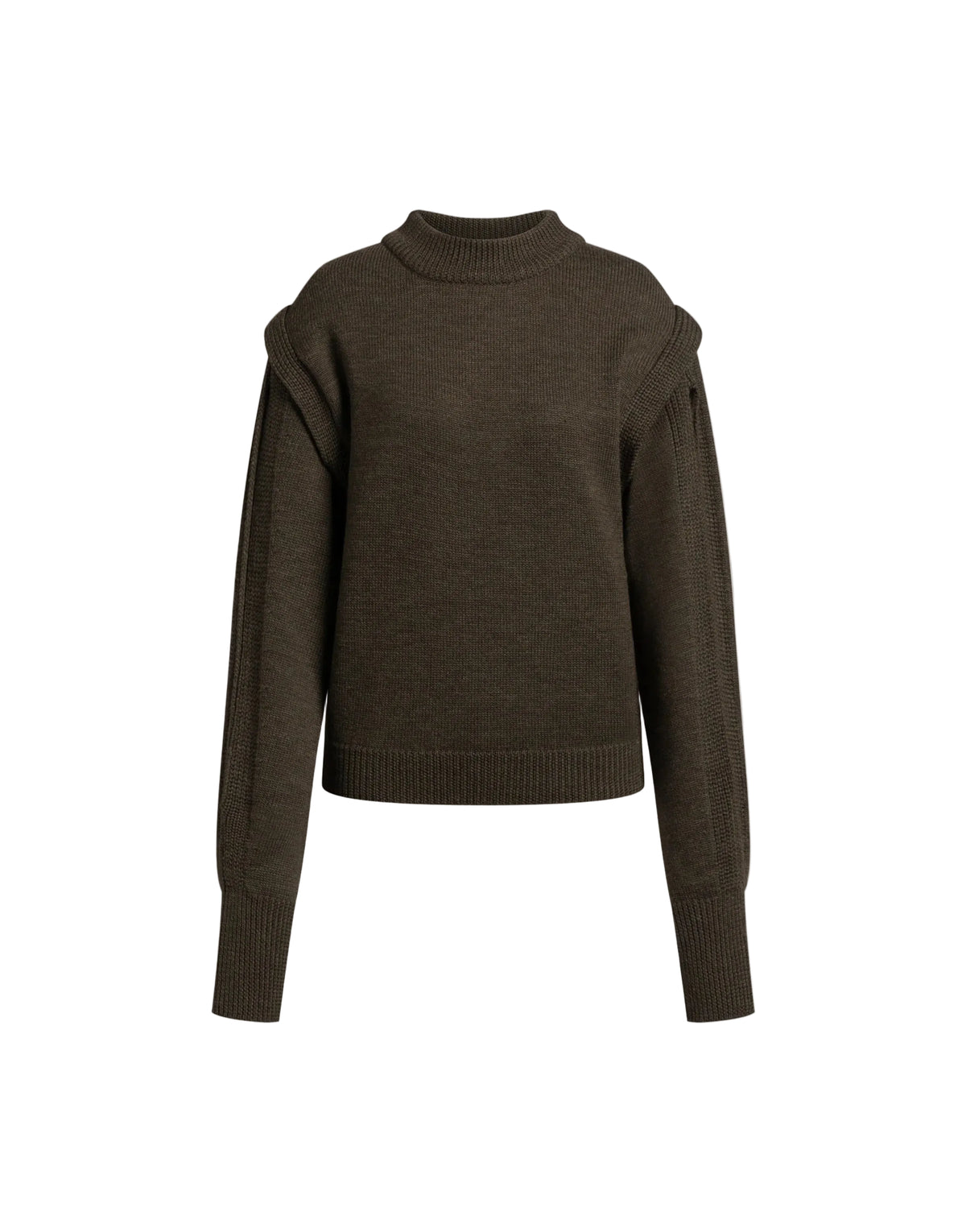 Alberta Ferretti - Maglia lana merino fant.verde
