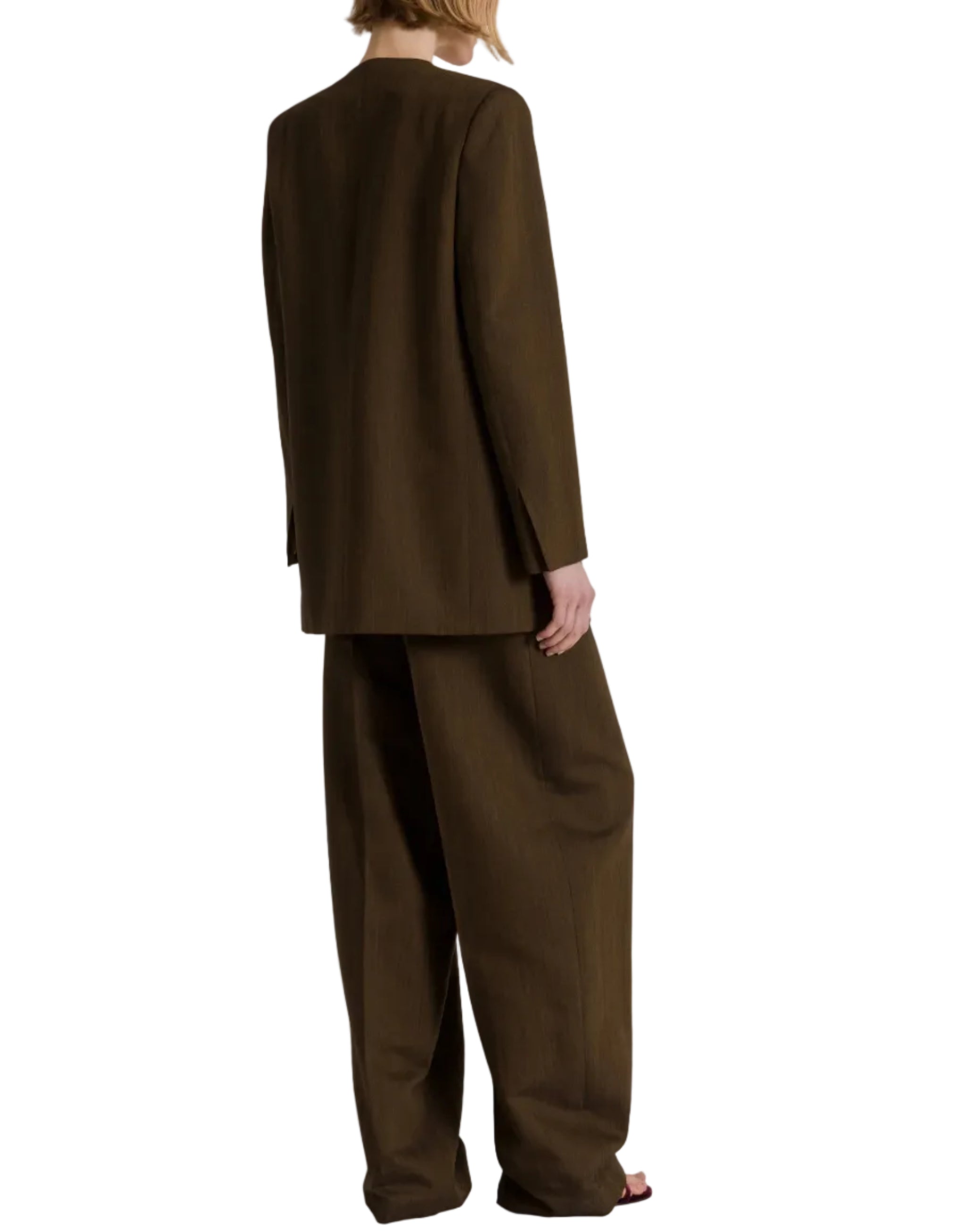 Alberta Ferretti - Giacca oversize marrone