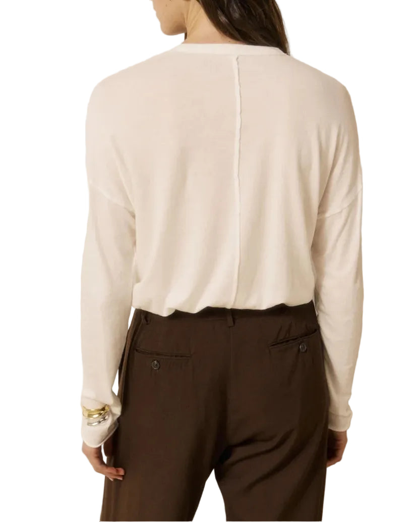 Hartford - T-shirt maglia "Tamour" ecrù