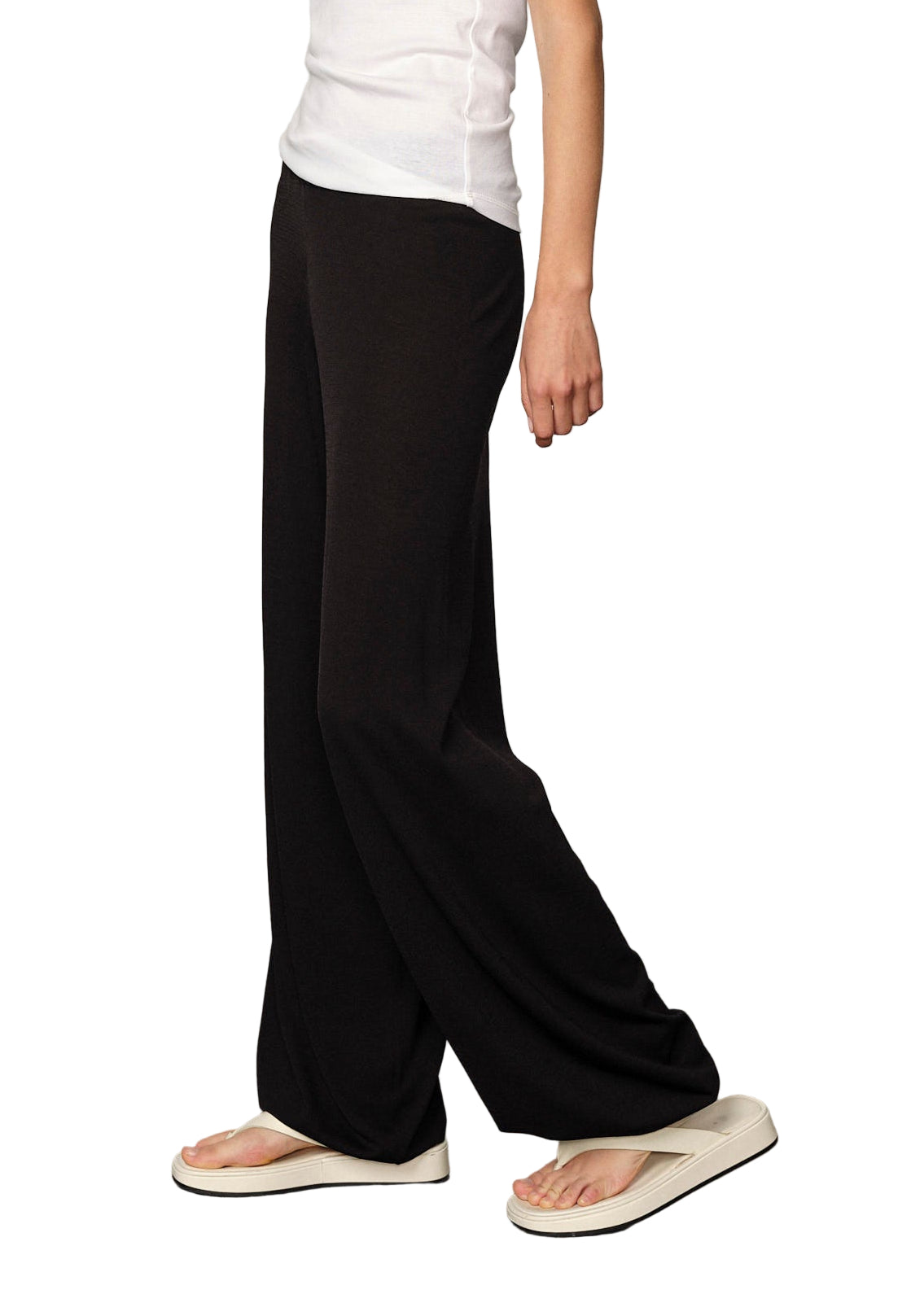 Herskind - Pantalone in maglia nero