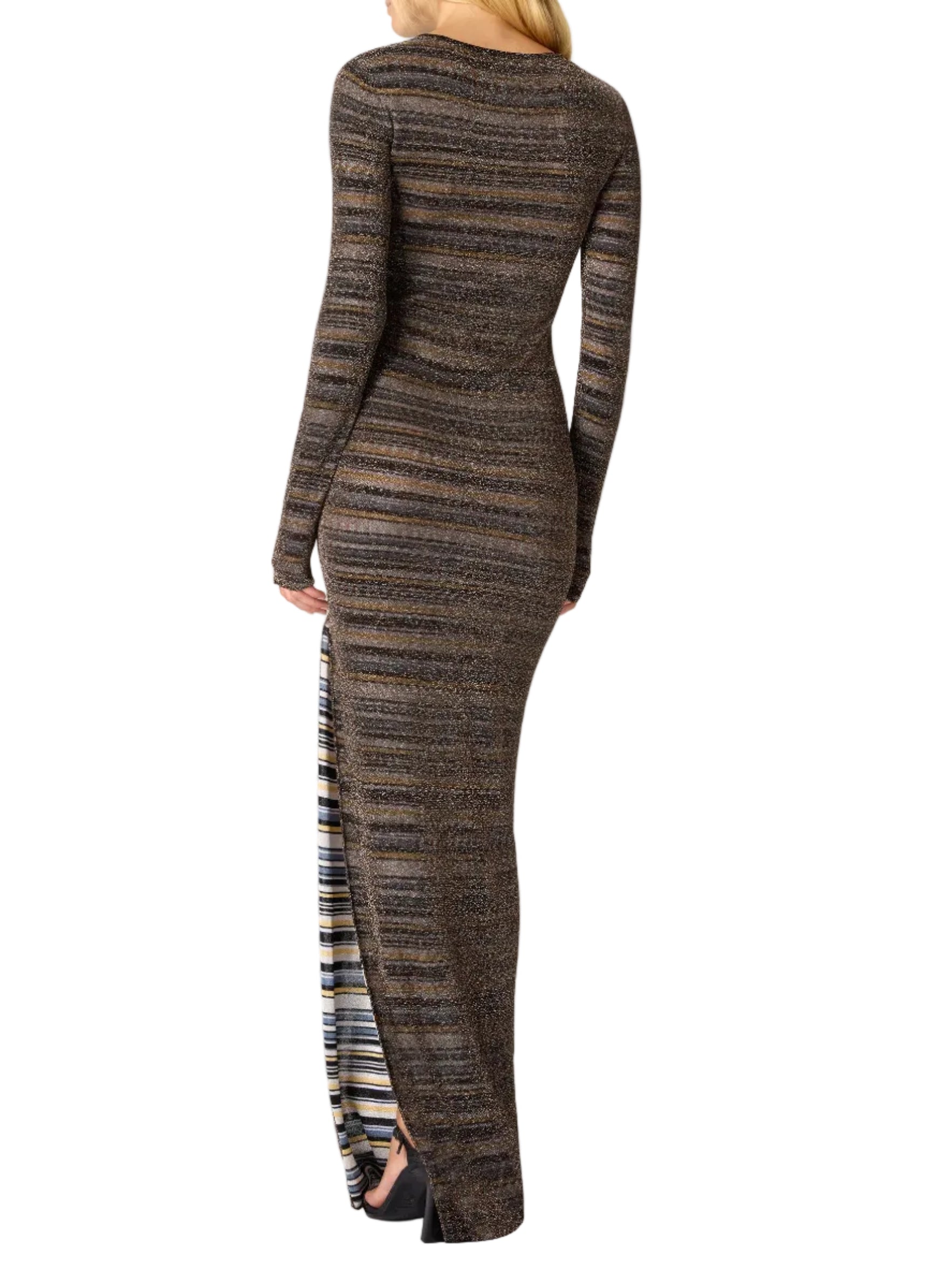 Missoni - Abito lungo lamé rigato