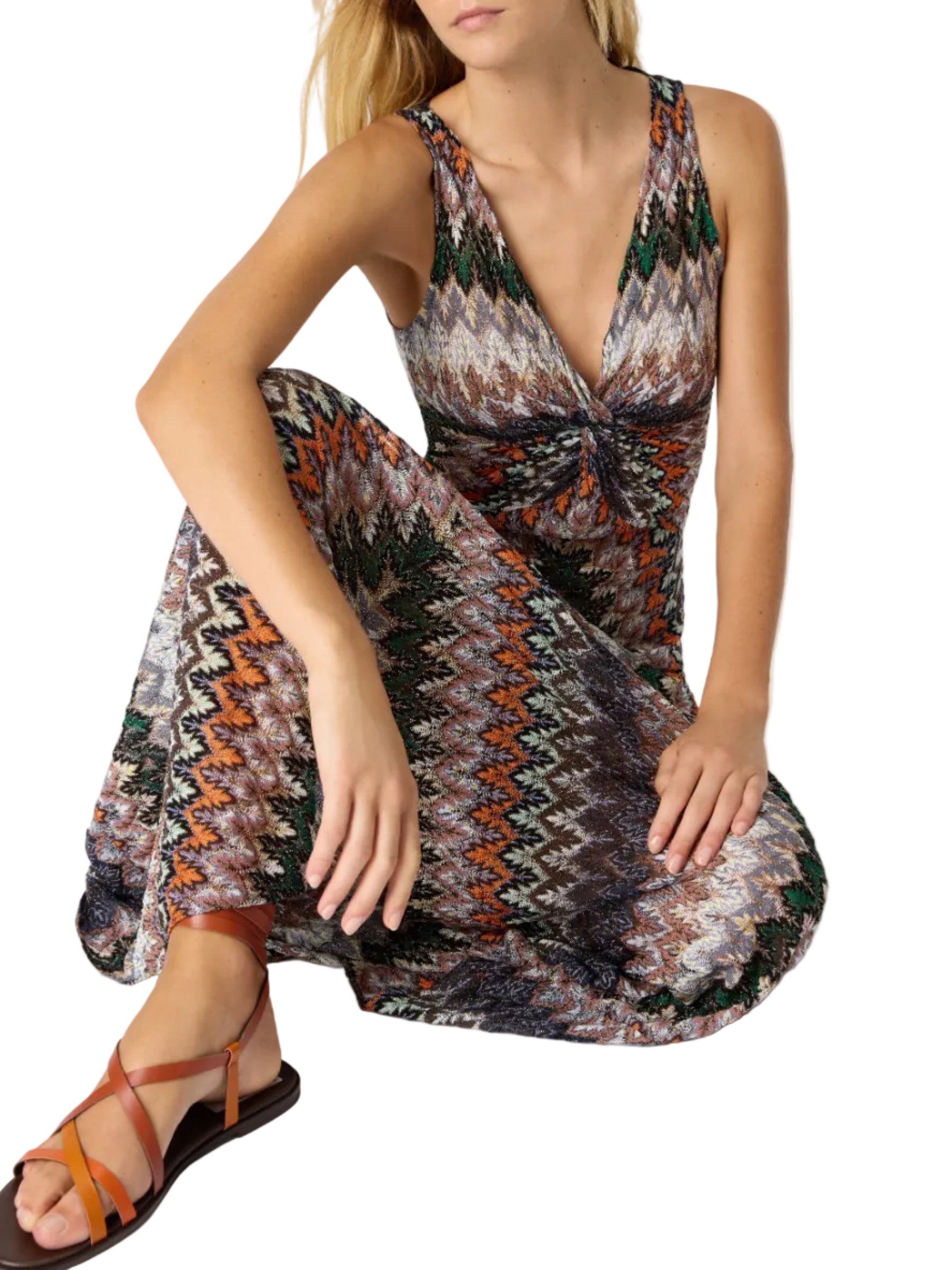 Missoni - Abito lungo senza maniche