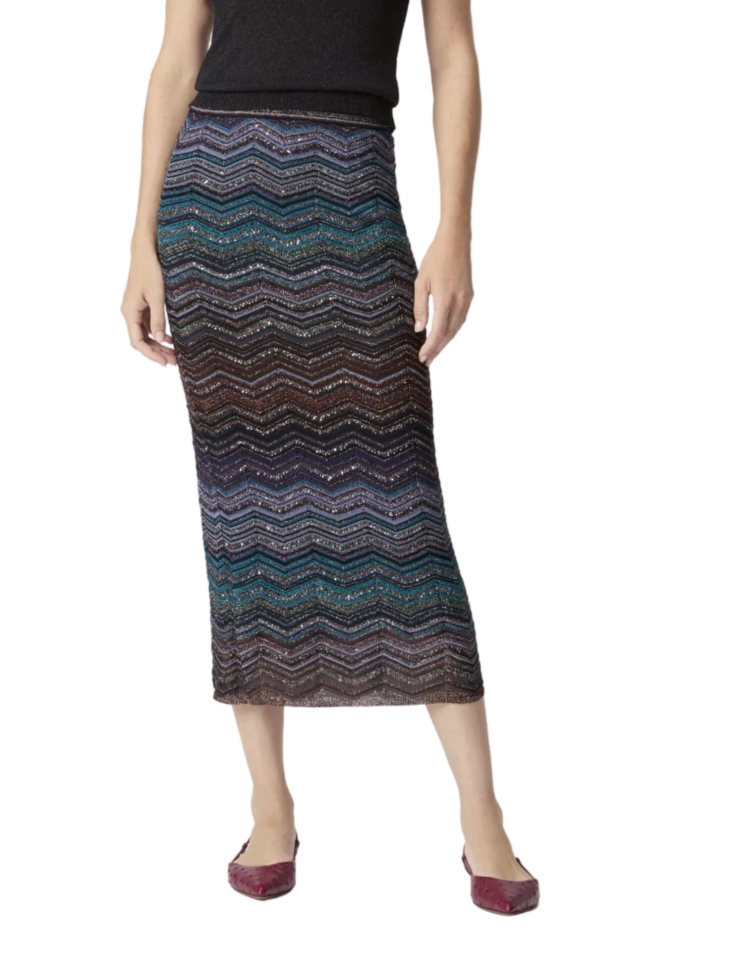 Missoni - Gonna lunga con paillettes