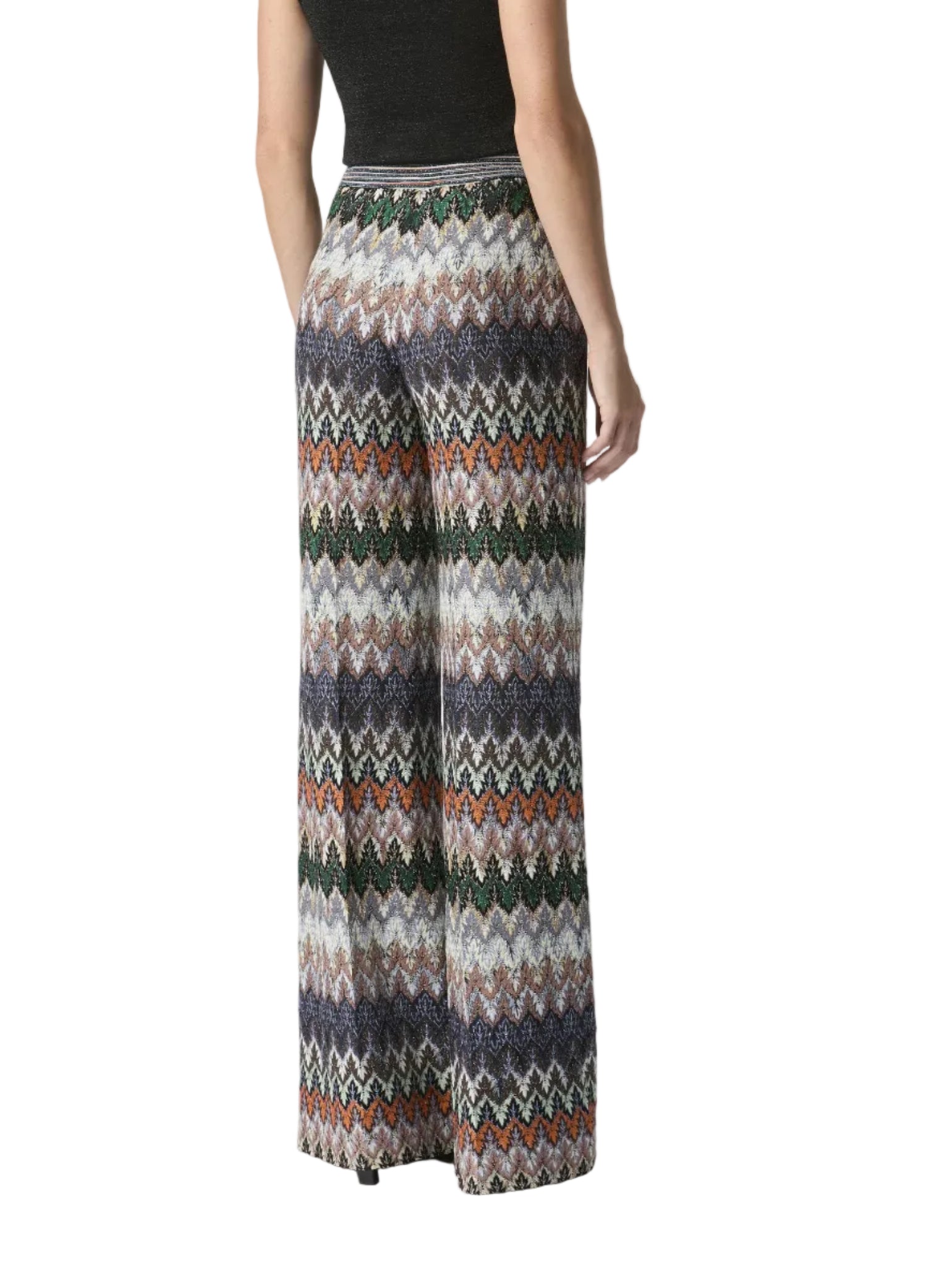 Missoni - Pantalone viscosa e cotone lamé
