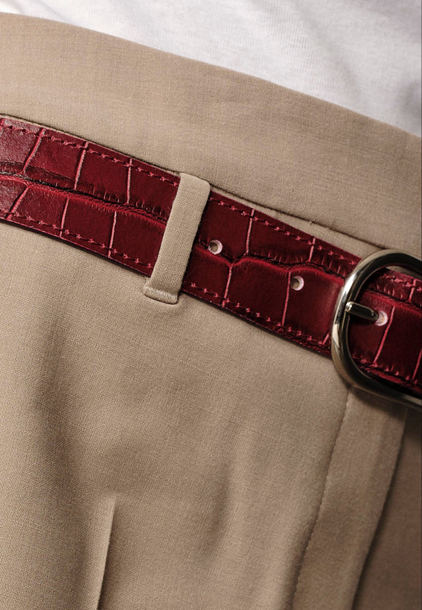 Herskind - Cintura wine red "Hannah"