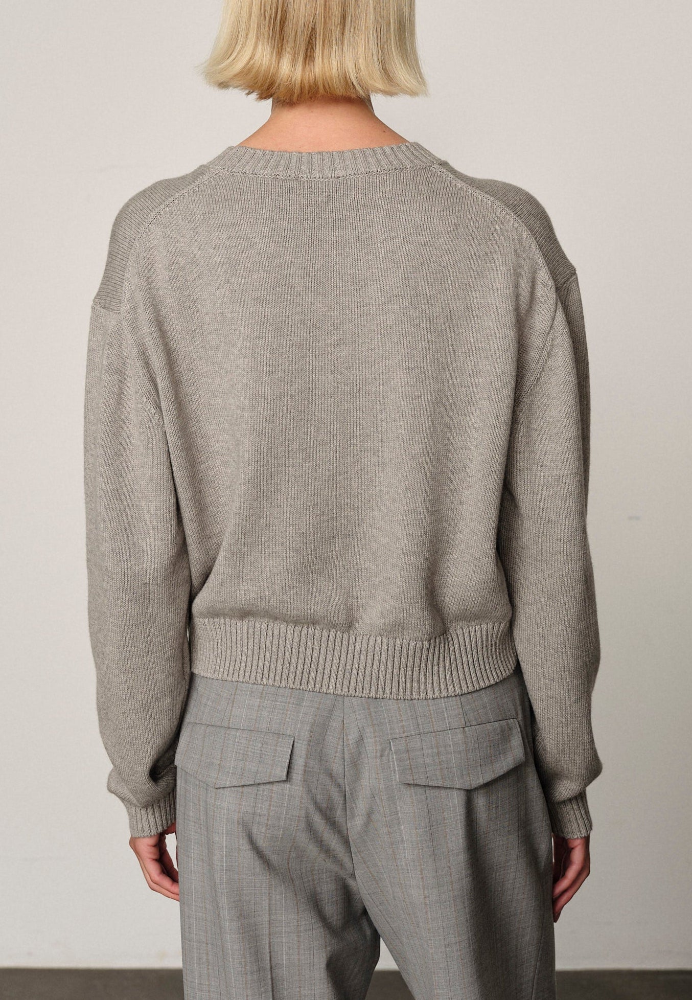 Herskind - Maglione grigio chiaro "Jim"