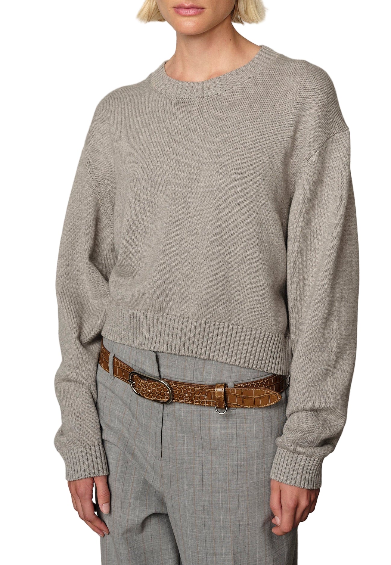 Herskind - Maglione grigio chiaro "Jim"