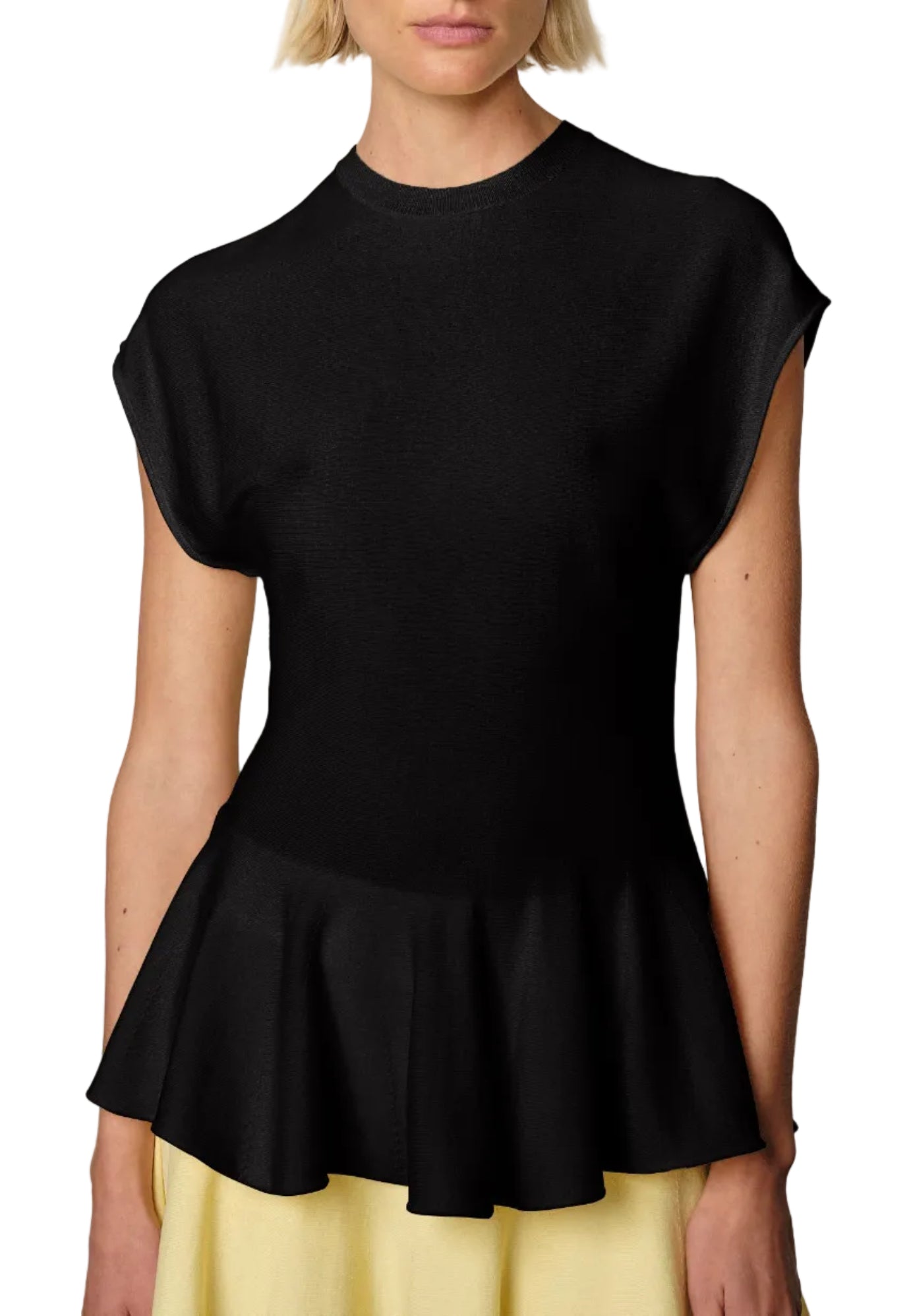 Herskind - Blusa in maglia nera "Sean"