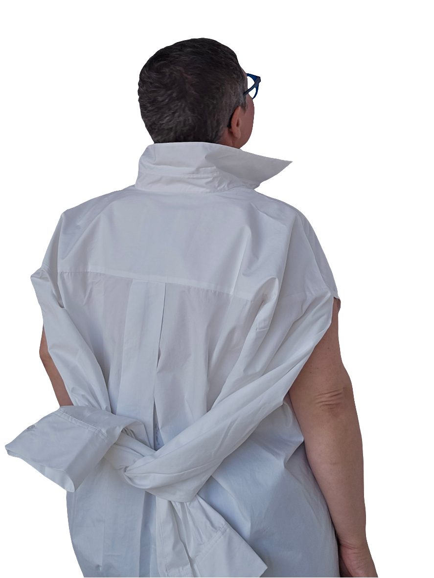 Herskind - Camicia bianca con nodo