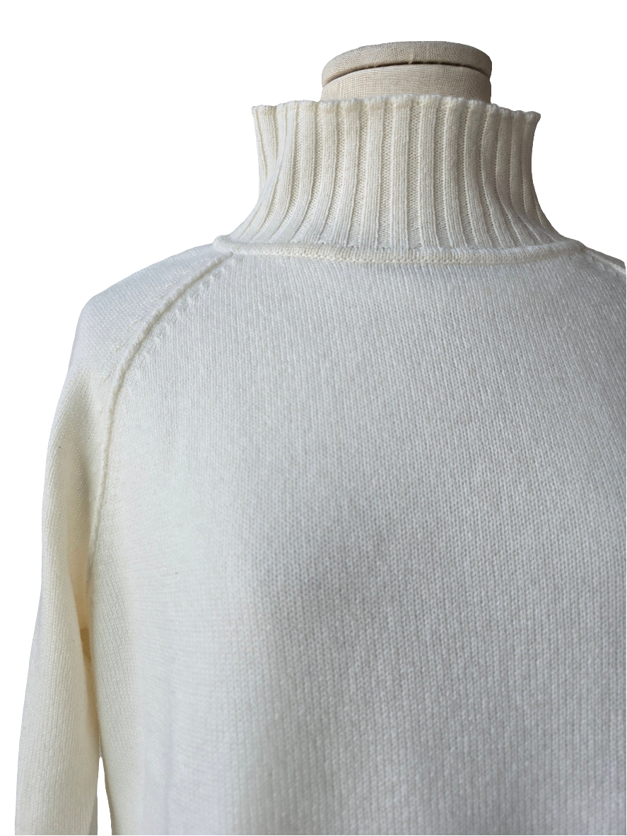 Maglia in cashmere collo a cratere