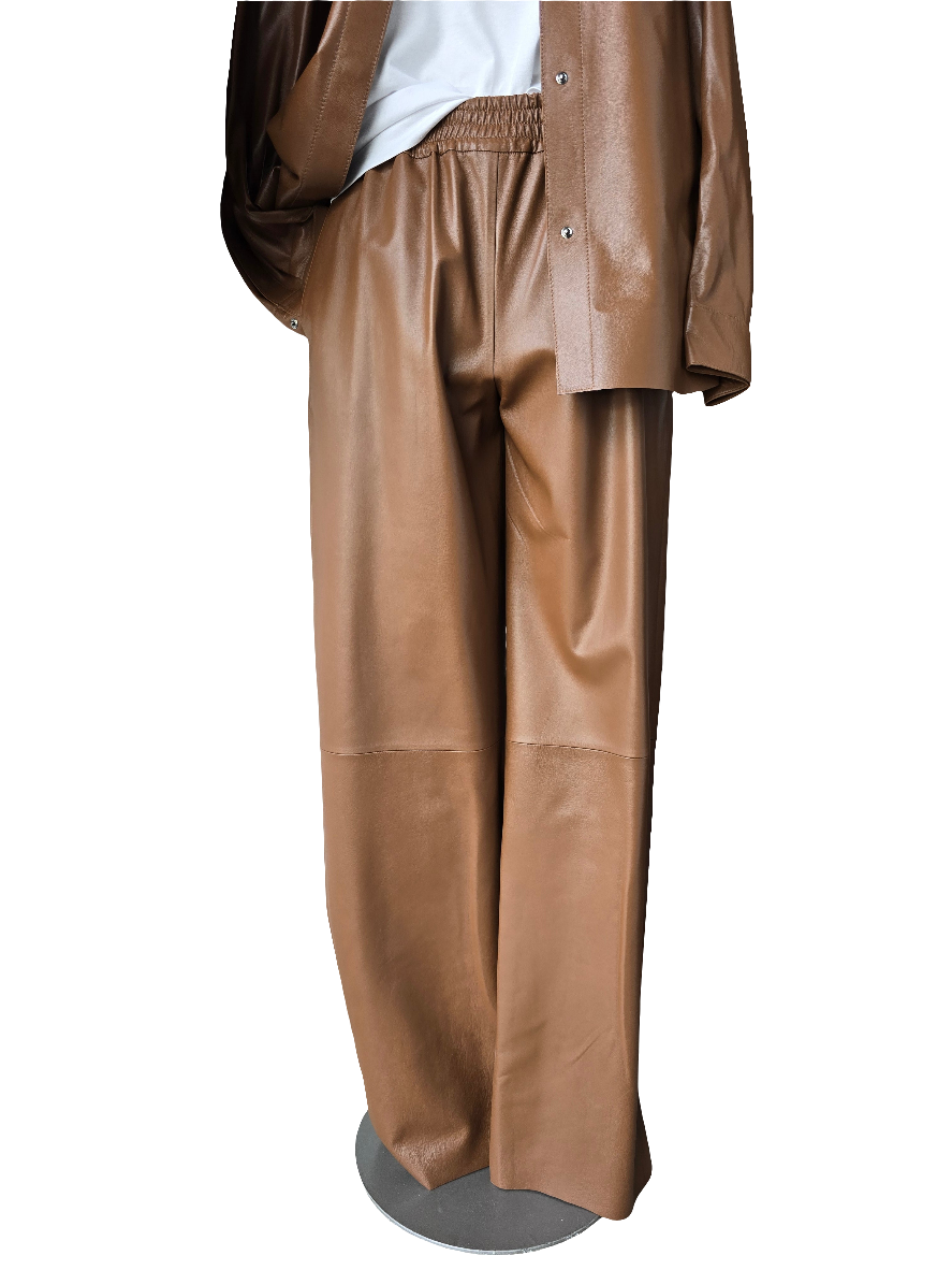 Desa 1972 - Pantalone pelle eagle brown