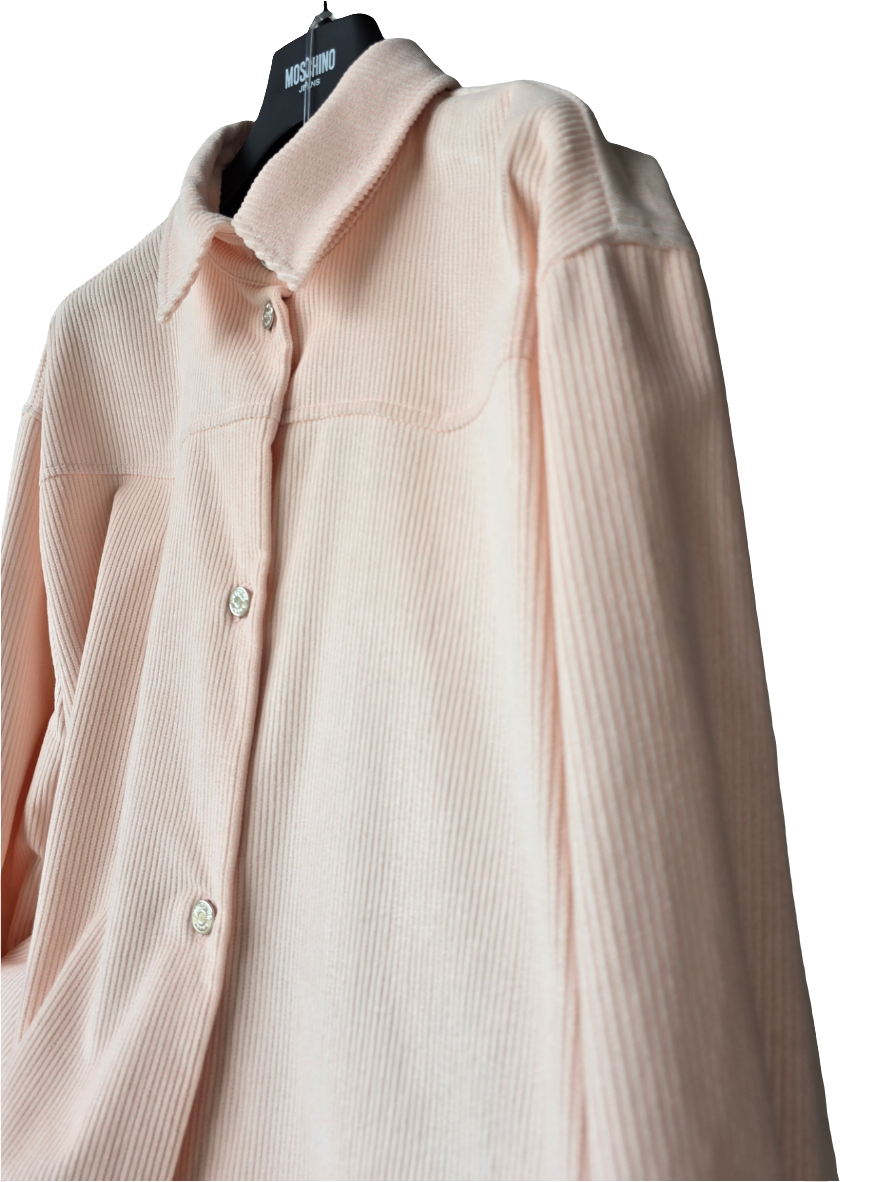 Moschino Jeans - Camicia velluto rosa