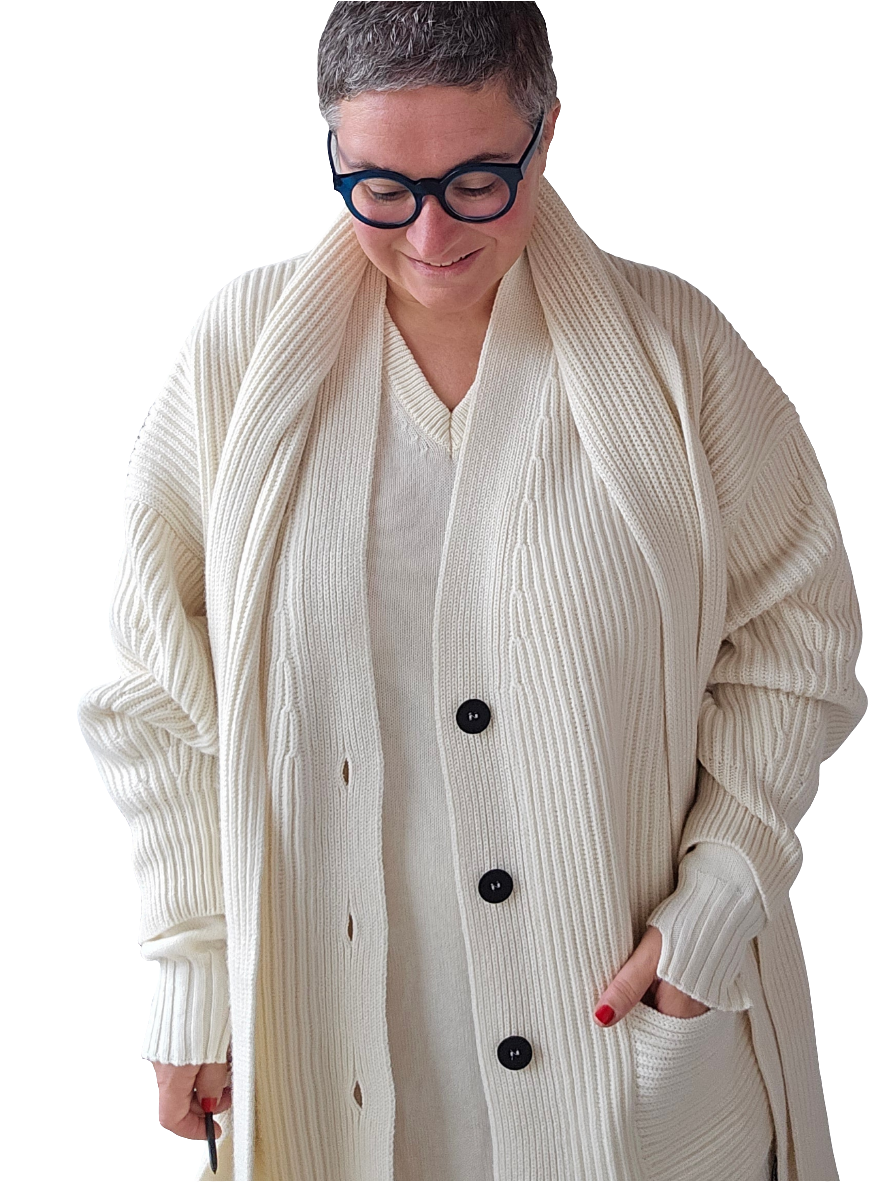 Canessa - Maxi Cardigan costa inglese