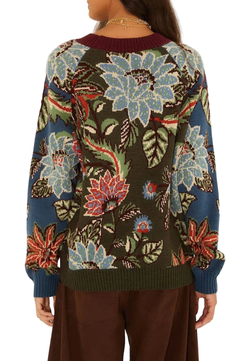 Farm Rio - Cardigan floral mixed Delphi