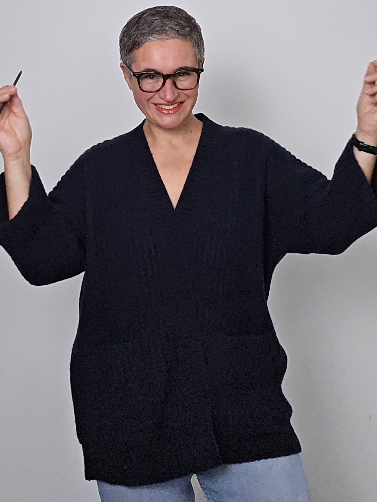 Be You - Cardigan cashmere navy