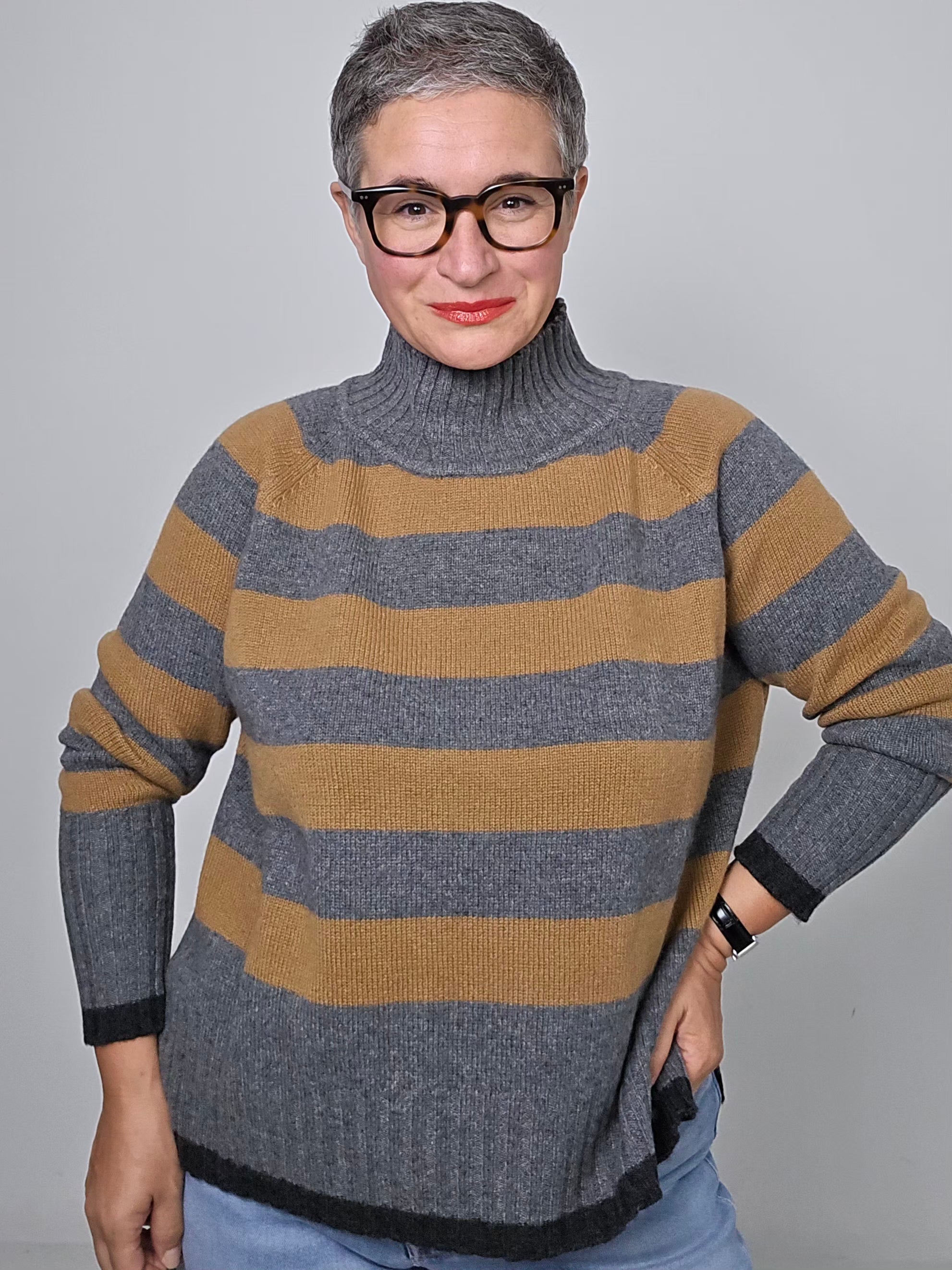 Be You - Maglia cashmere turtle neck