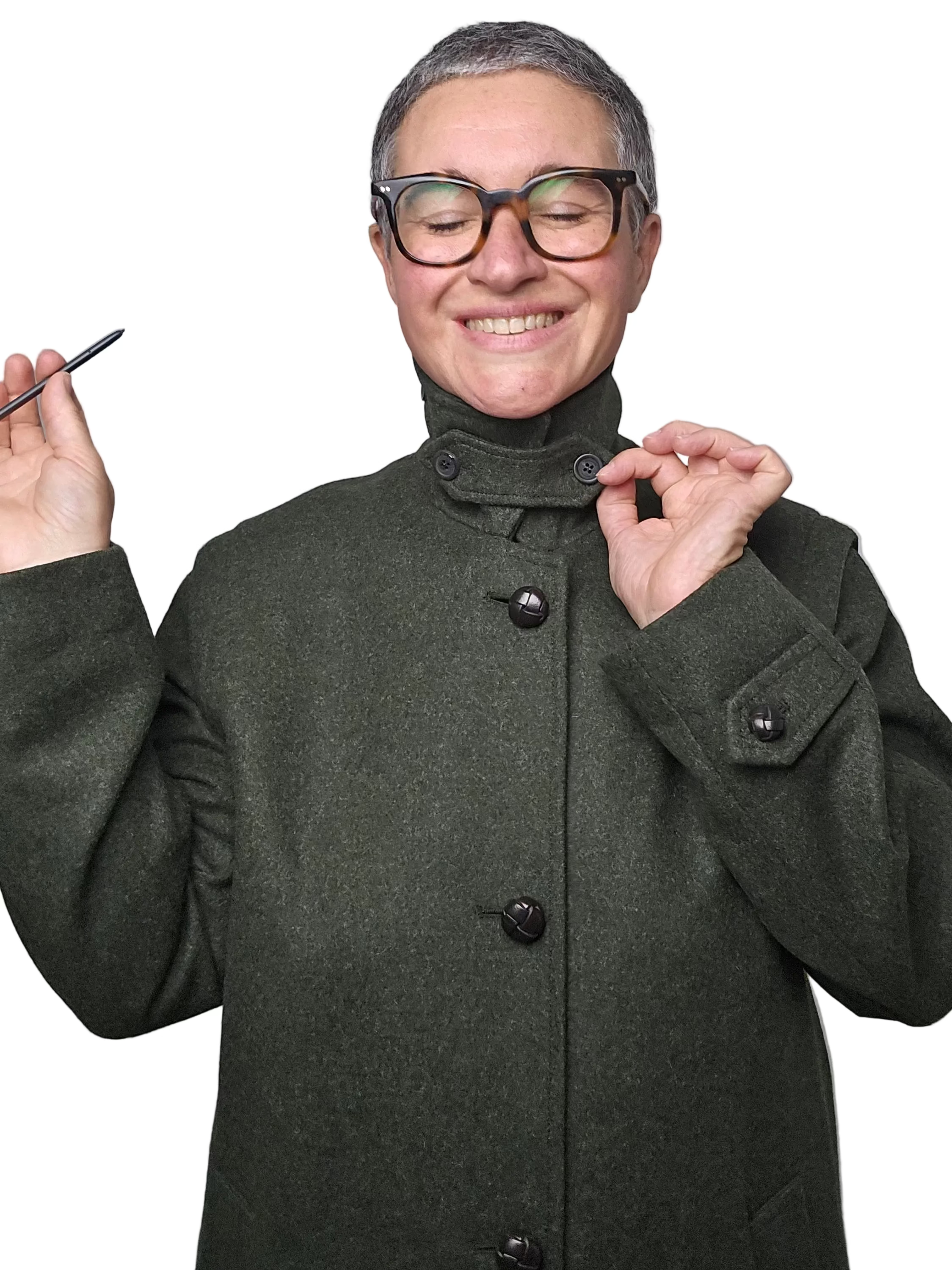 Schneiders - Cappotto lungo "Lena" Loden green