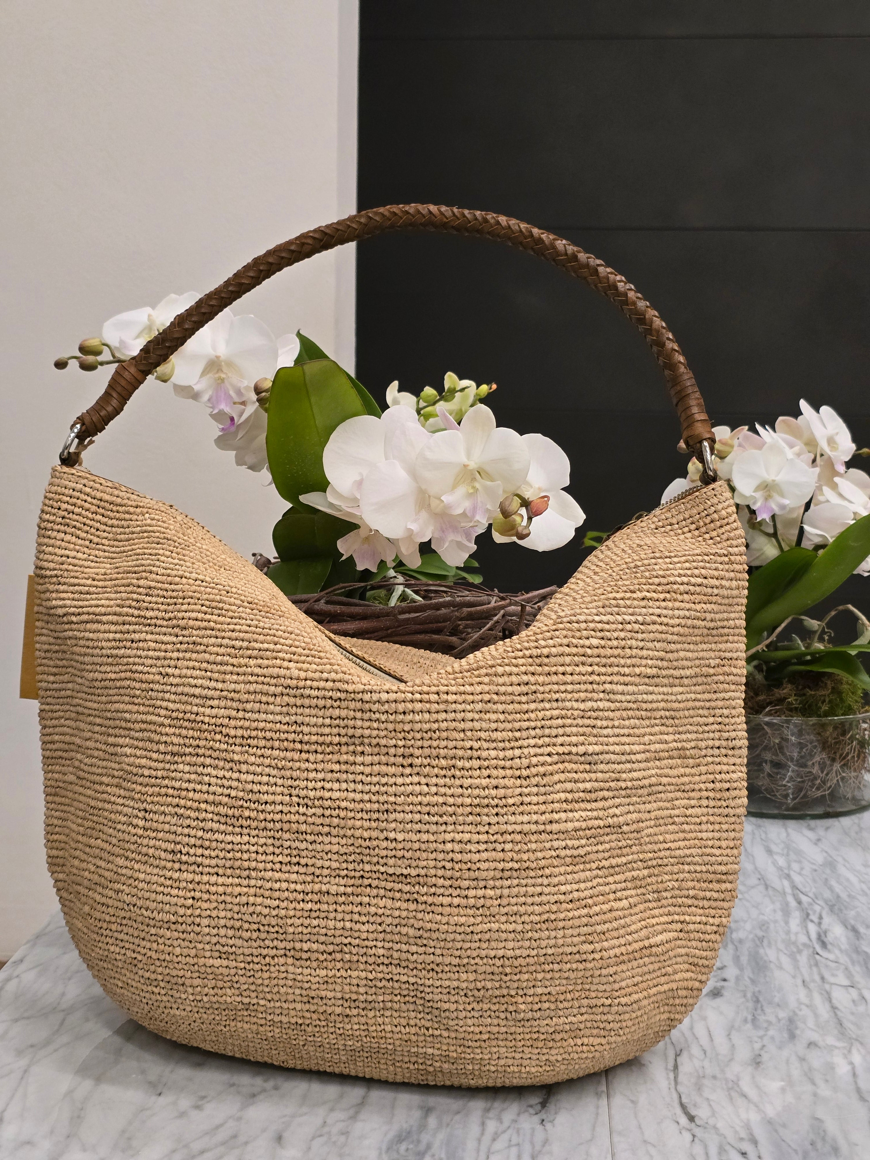 Ibeliv - Borsa in rafia "Utopia" Tea