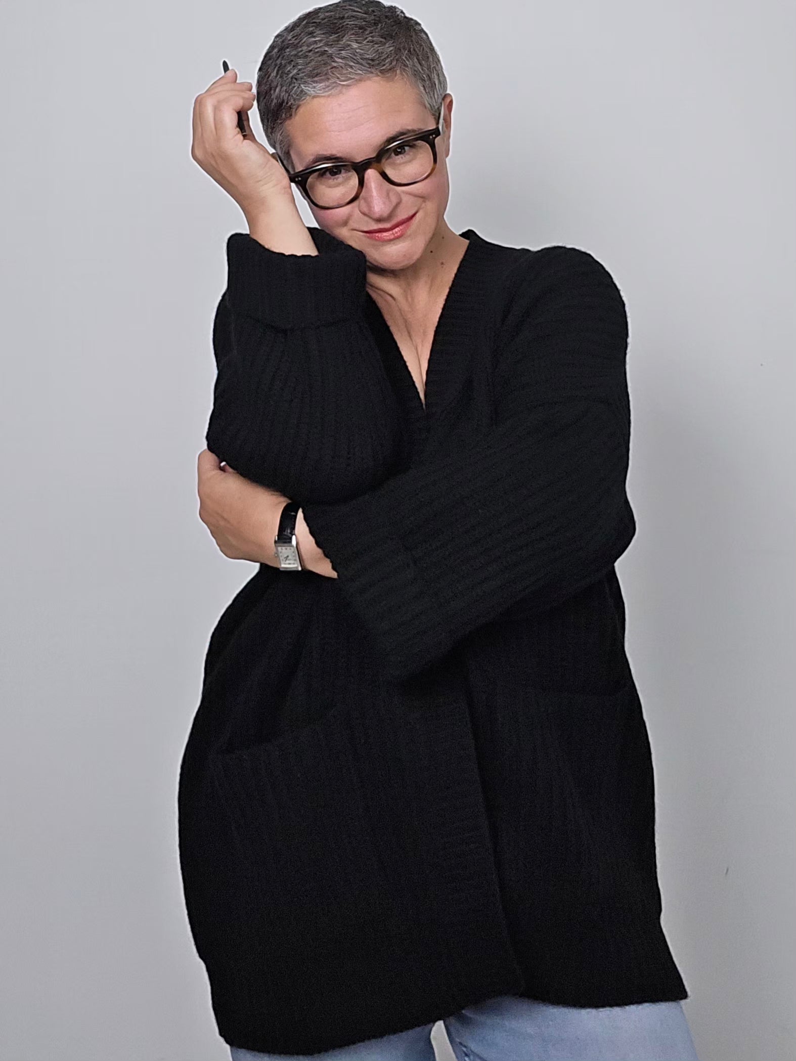 Be You - Cardigan cashmere black