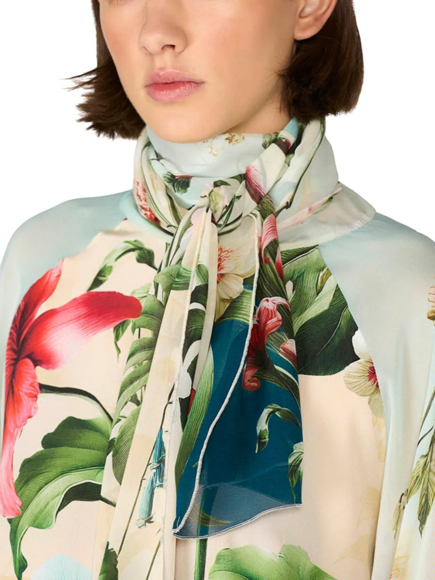 F.R.S. - Camicia crepe de chine wildeflowers