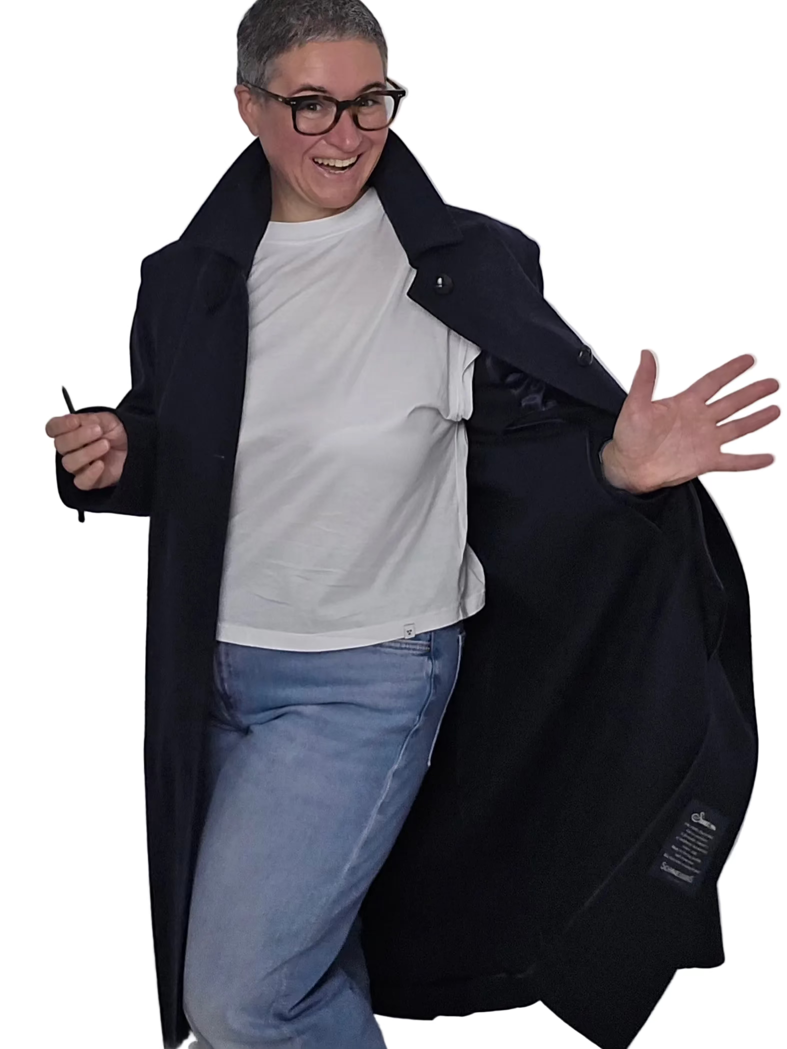 Schneiders - Cappotto lungo "Lena" blue