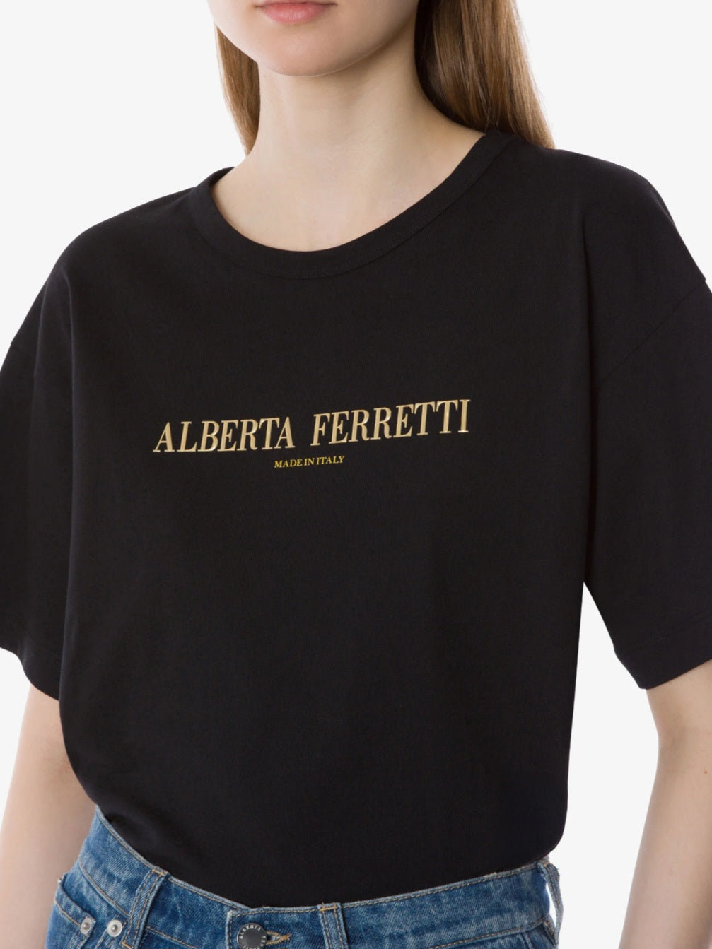 Alberta Ferretti - T-shirt nera