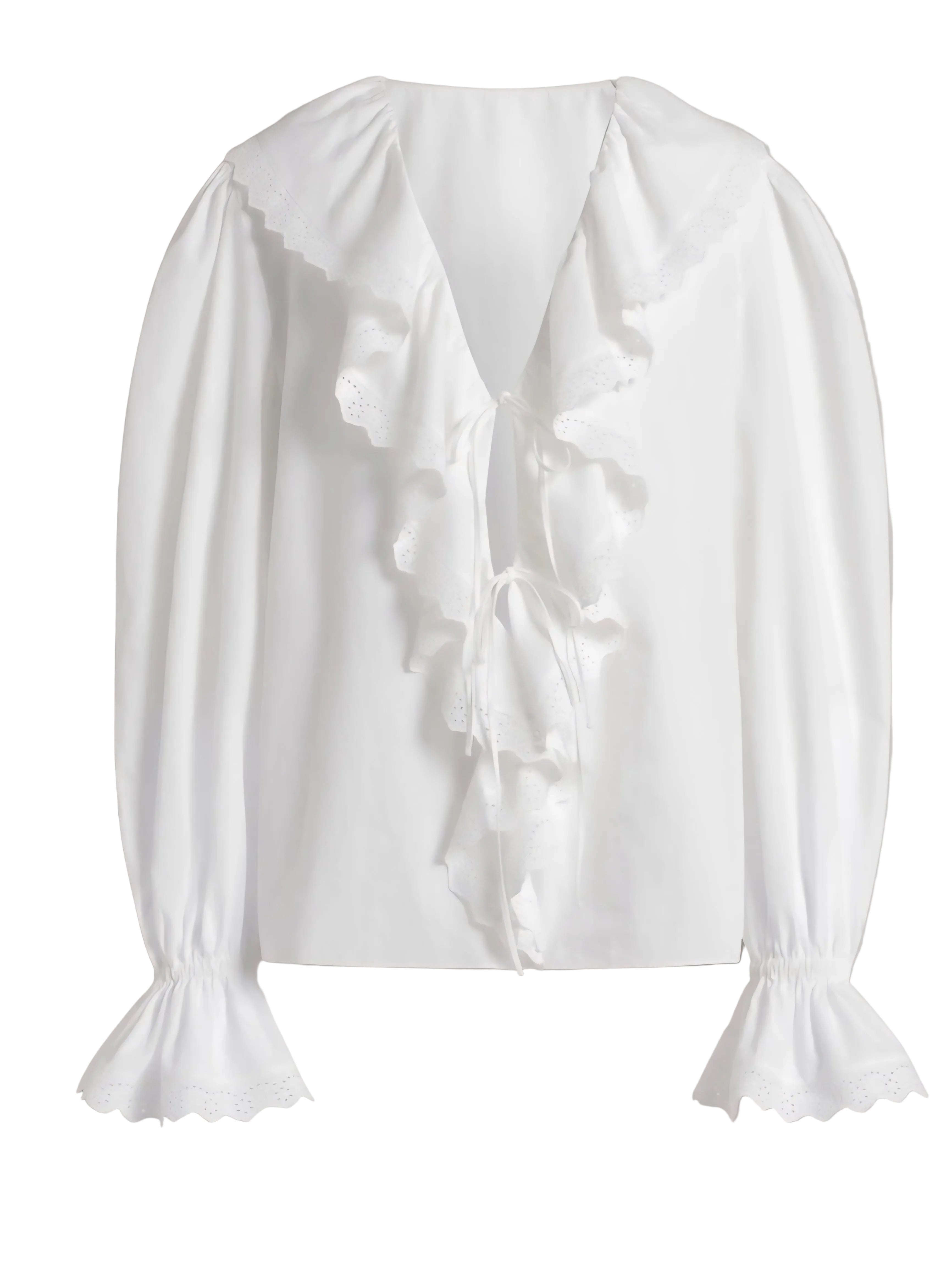 Alberta Ferretti - Camicia popeline bianca