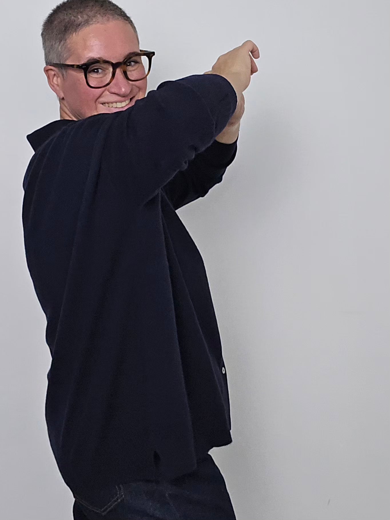 Be You - Cardigan cashmere navy