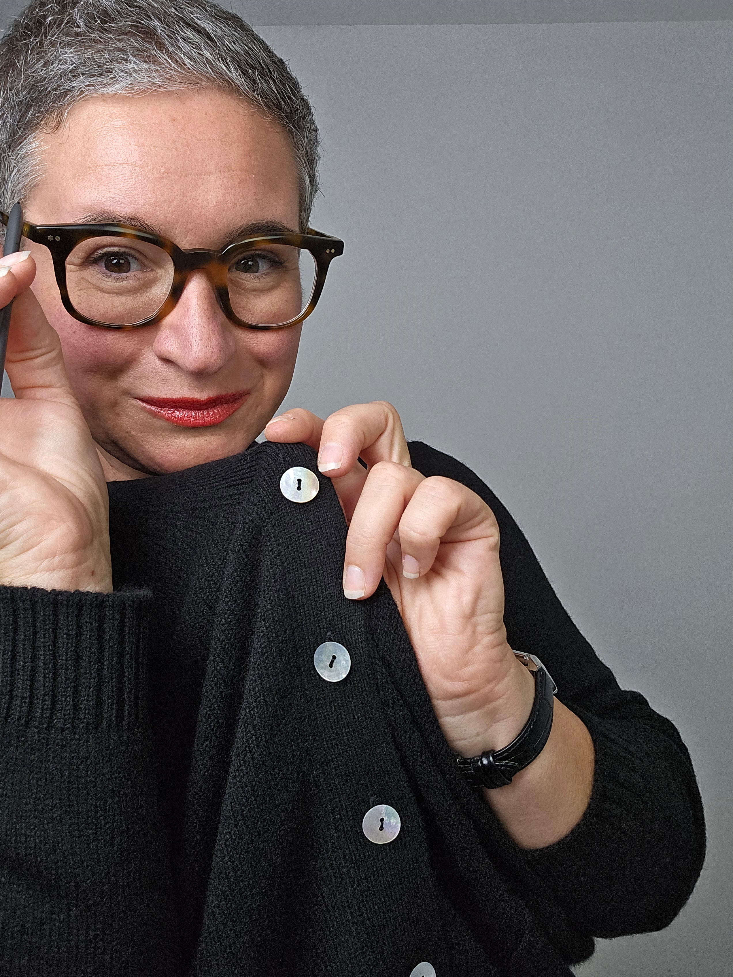 Be You - Cardigan cashmere black
