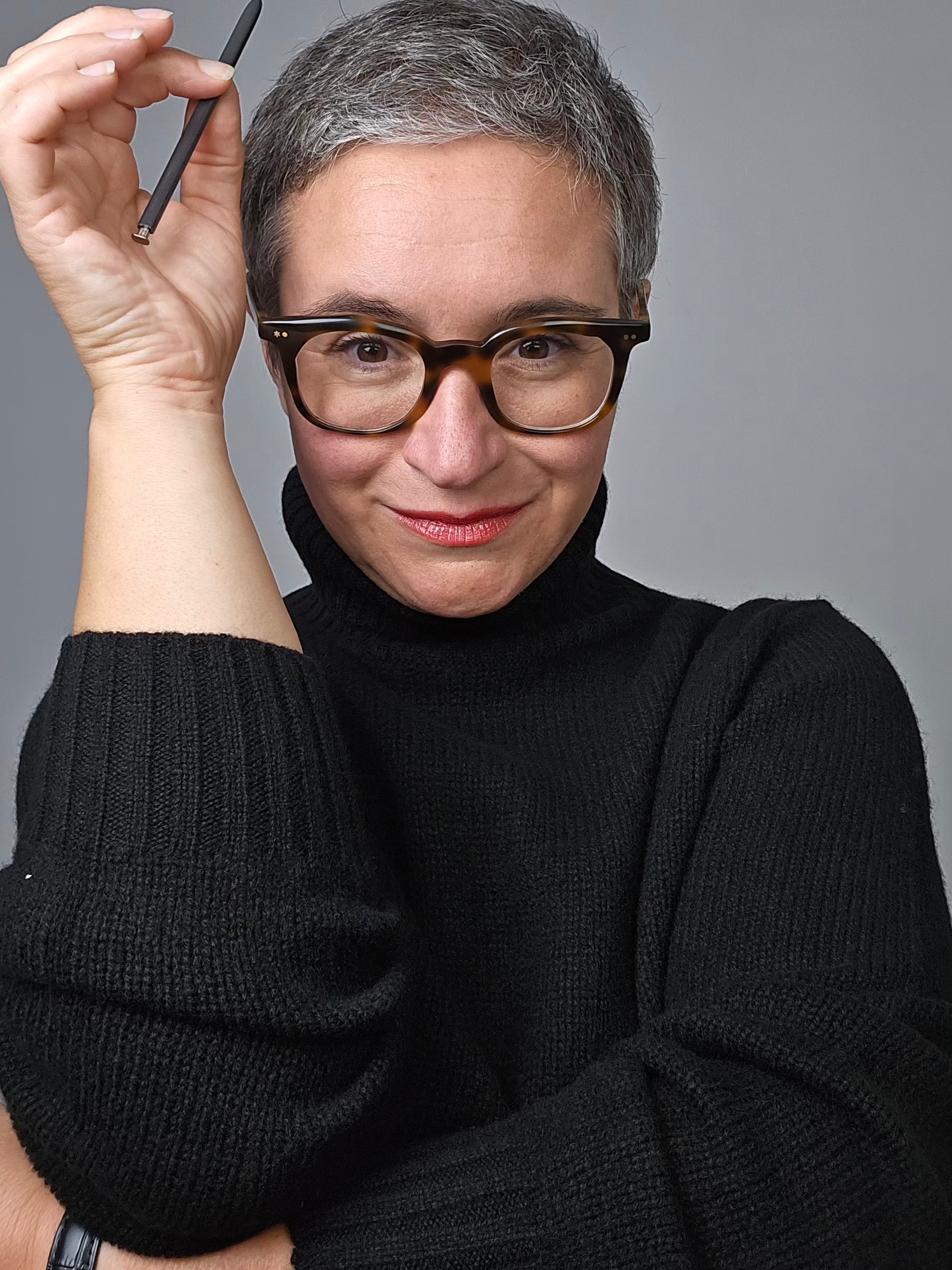 Be You - Maglia cashmere turtle neck black