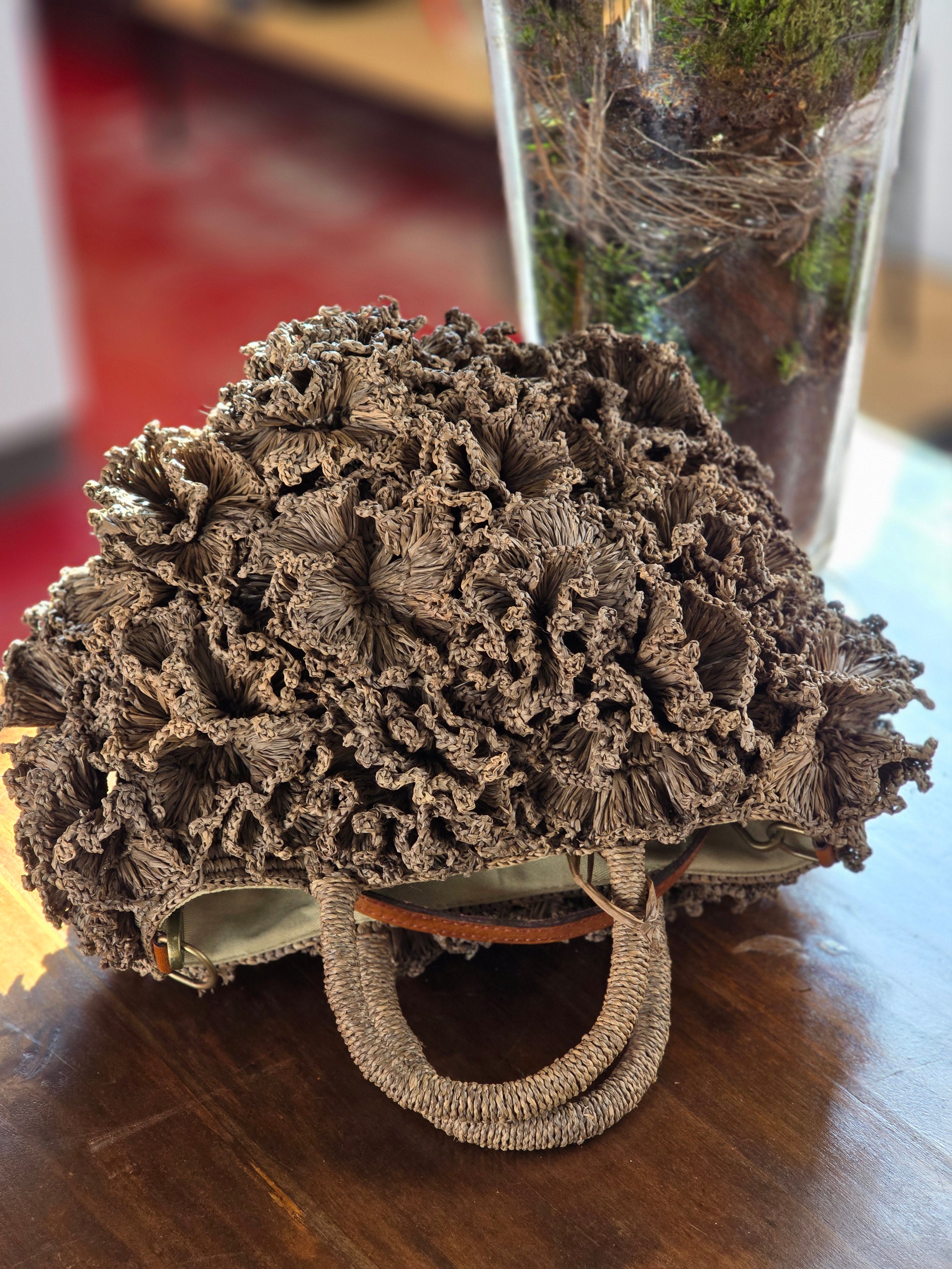 Ibeliv - Borsa a sfera "Coral" dark tea
