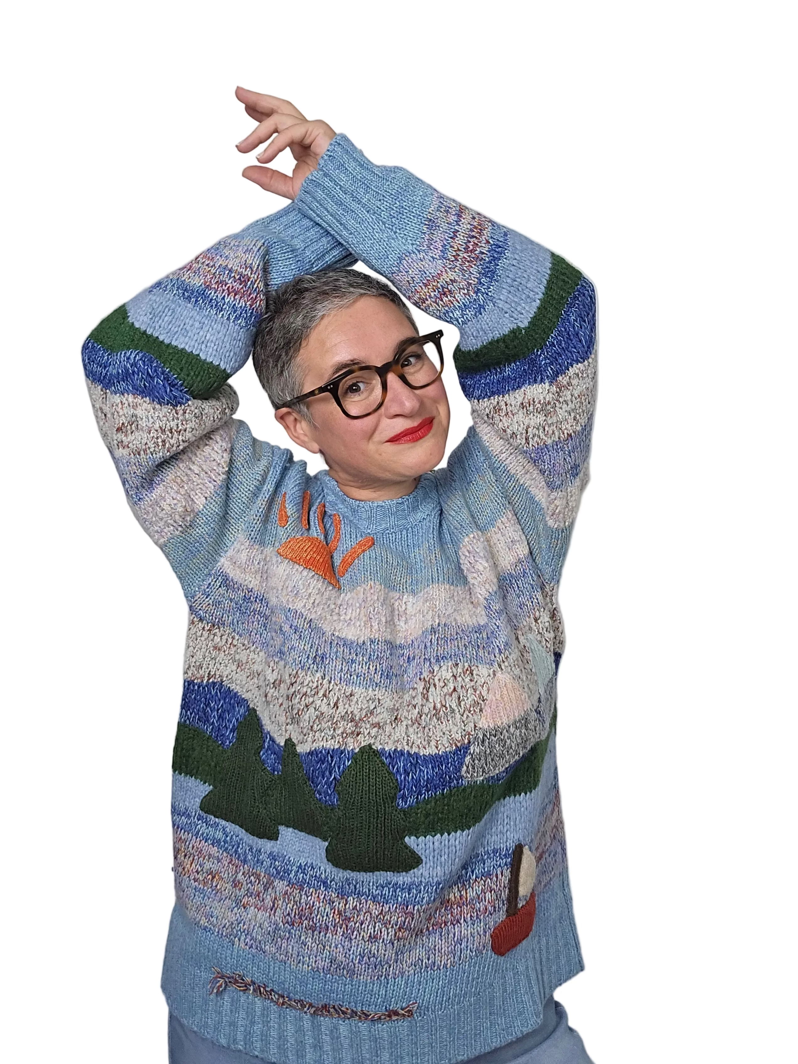 Longo - Maglia girocollo lana e cashmere