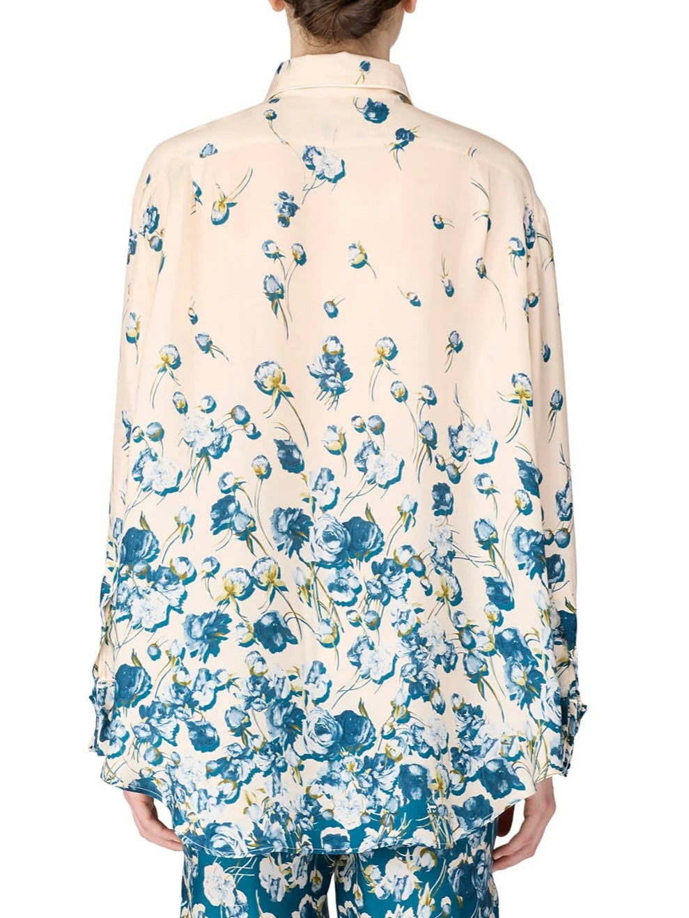 F.R.S. - Camicia seta con fantasia rosr "Aether"