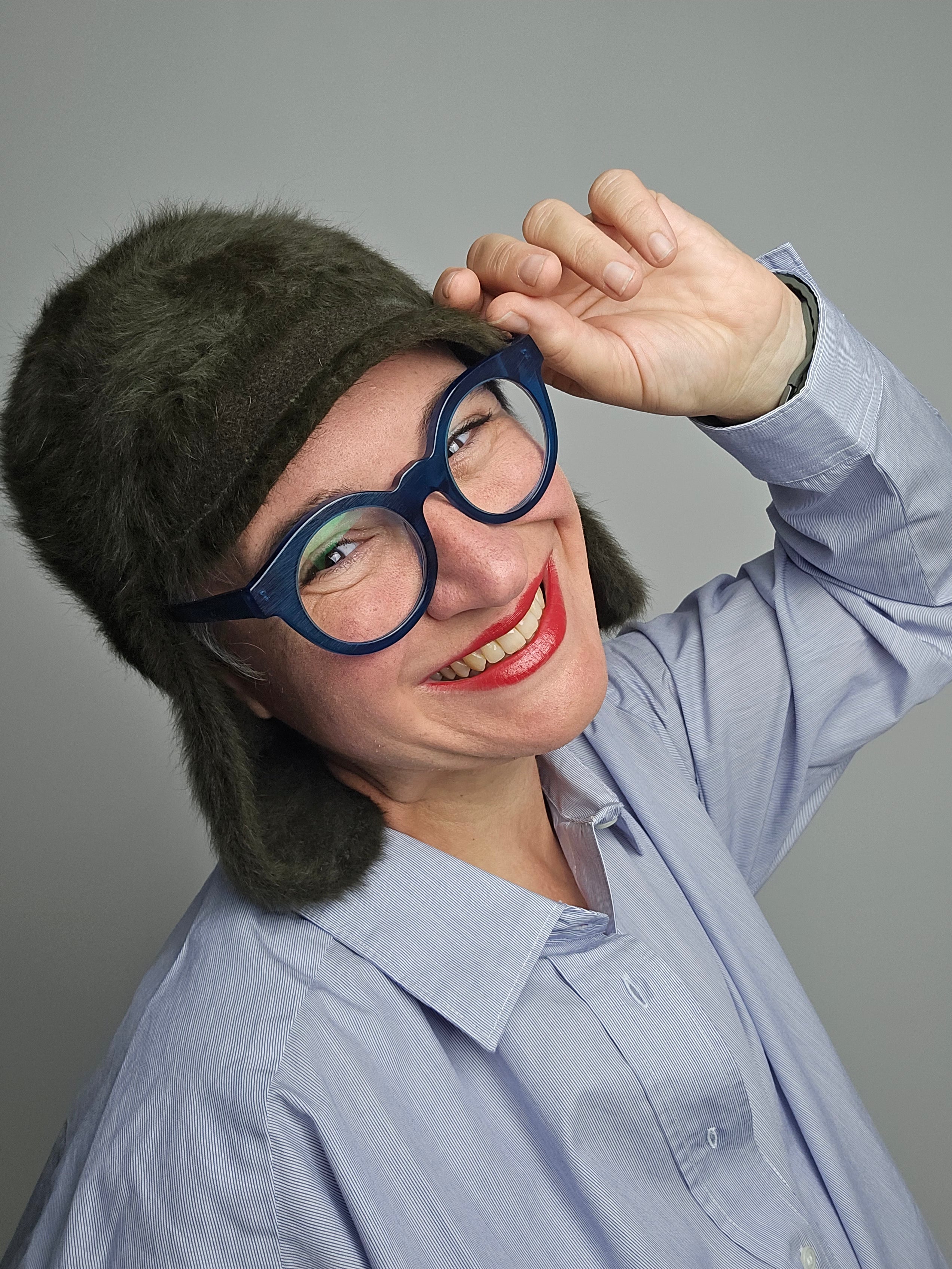 Yesey - Cappello aviatore "Teddy" verde
