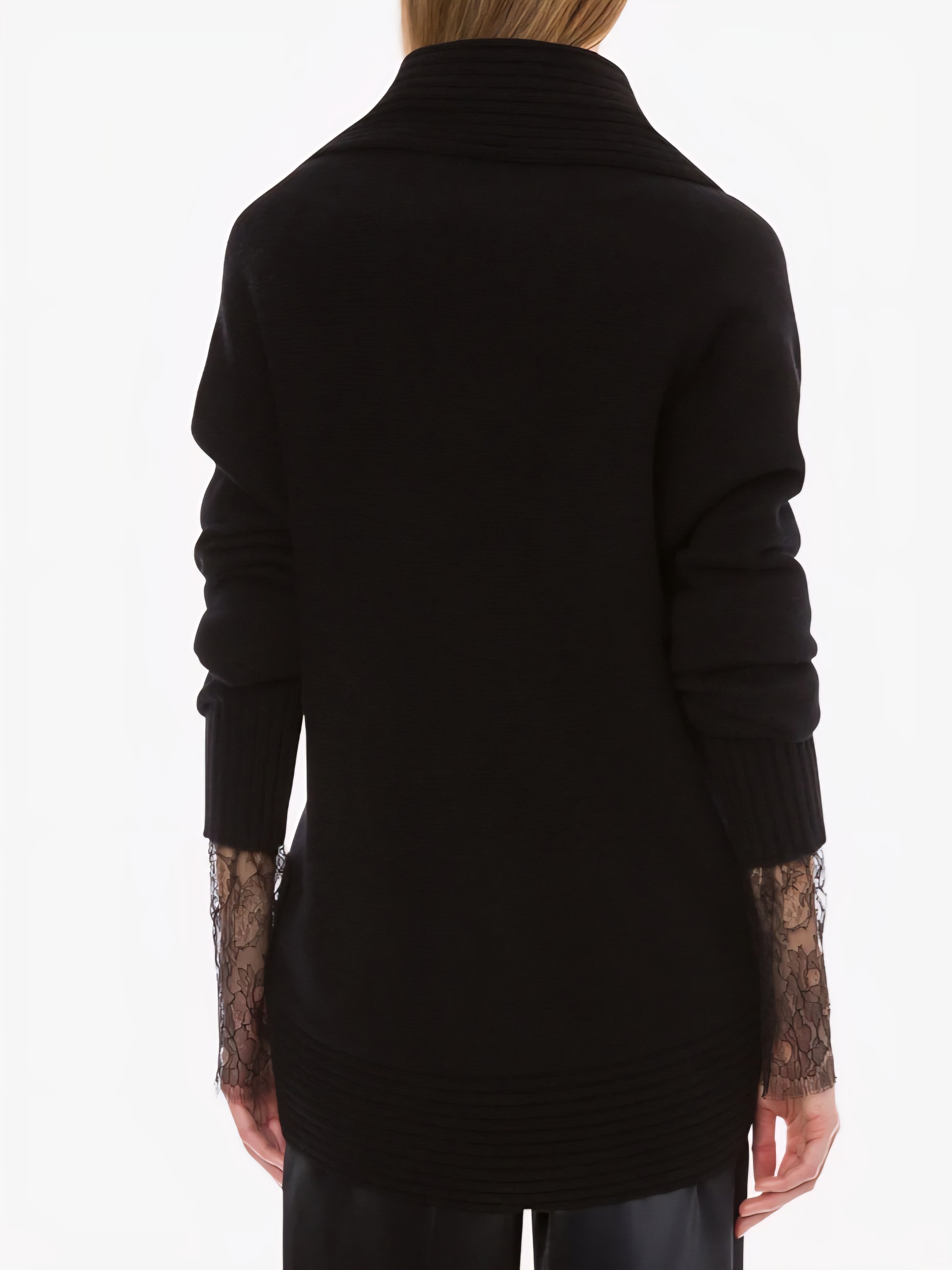 Alberta Ferretti - Cardigan in merinos, seta e cashmere